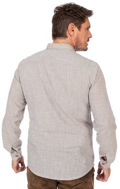 OS-Trachten Trachtenhemd Stehkragenhemd XANTEN khaki