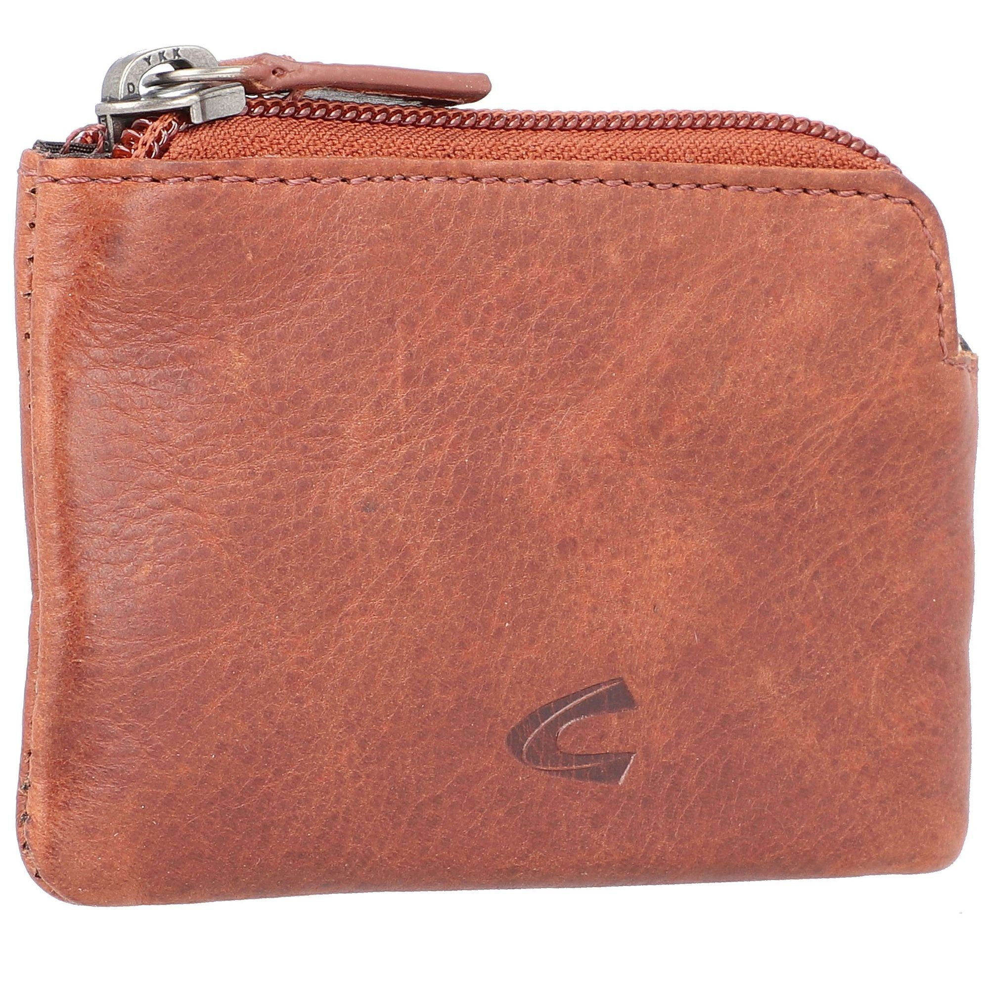 active Leder Como, cognac Schlüsseltasche camel