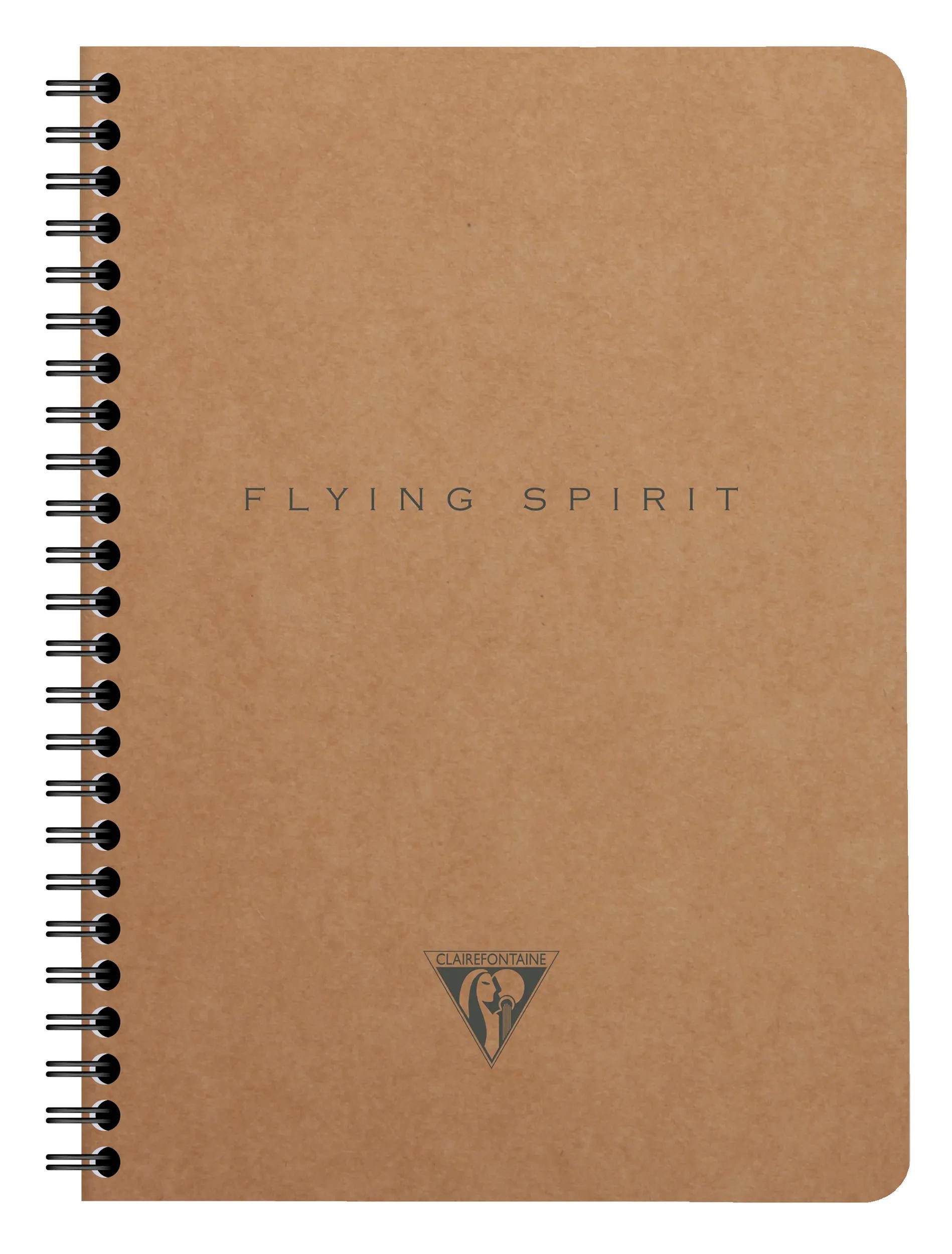 CLAIREFONTAINE Notizheft 5x Notizbuch A5, 60 Blatt liniert, Motive sortiert Braun 103566C, Notizbuch