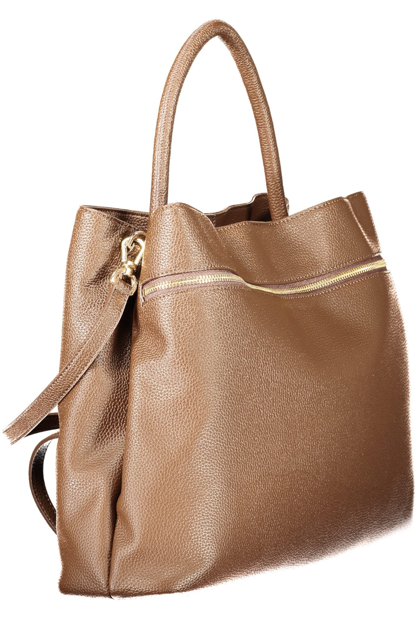 TWINSET Umhängetasche, Braune Damenhandtasche mit Schultergurt, vielen Fächern & Schutzfüß