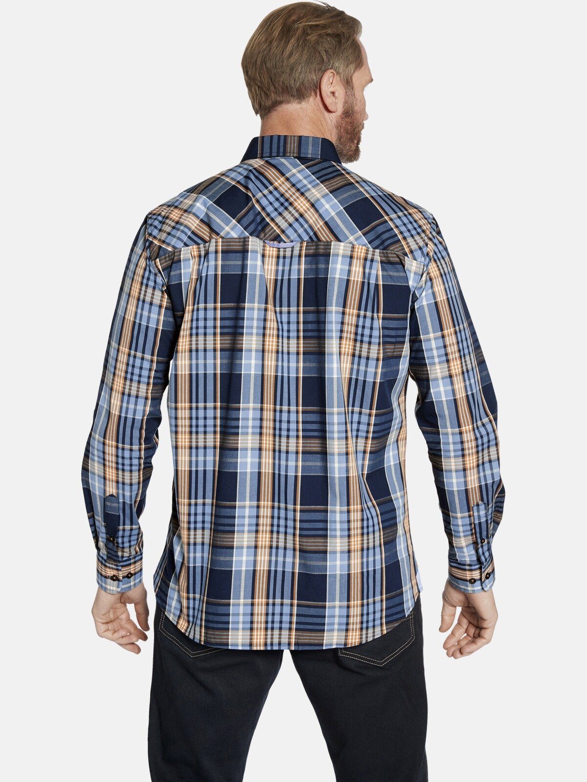 Jan Vanderstorm Langarmhemd JIRKA im Karo-Design günstig online kaufen