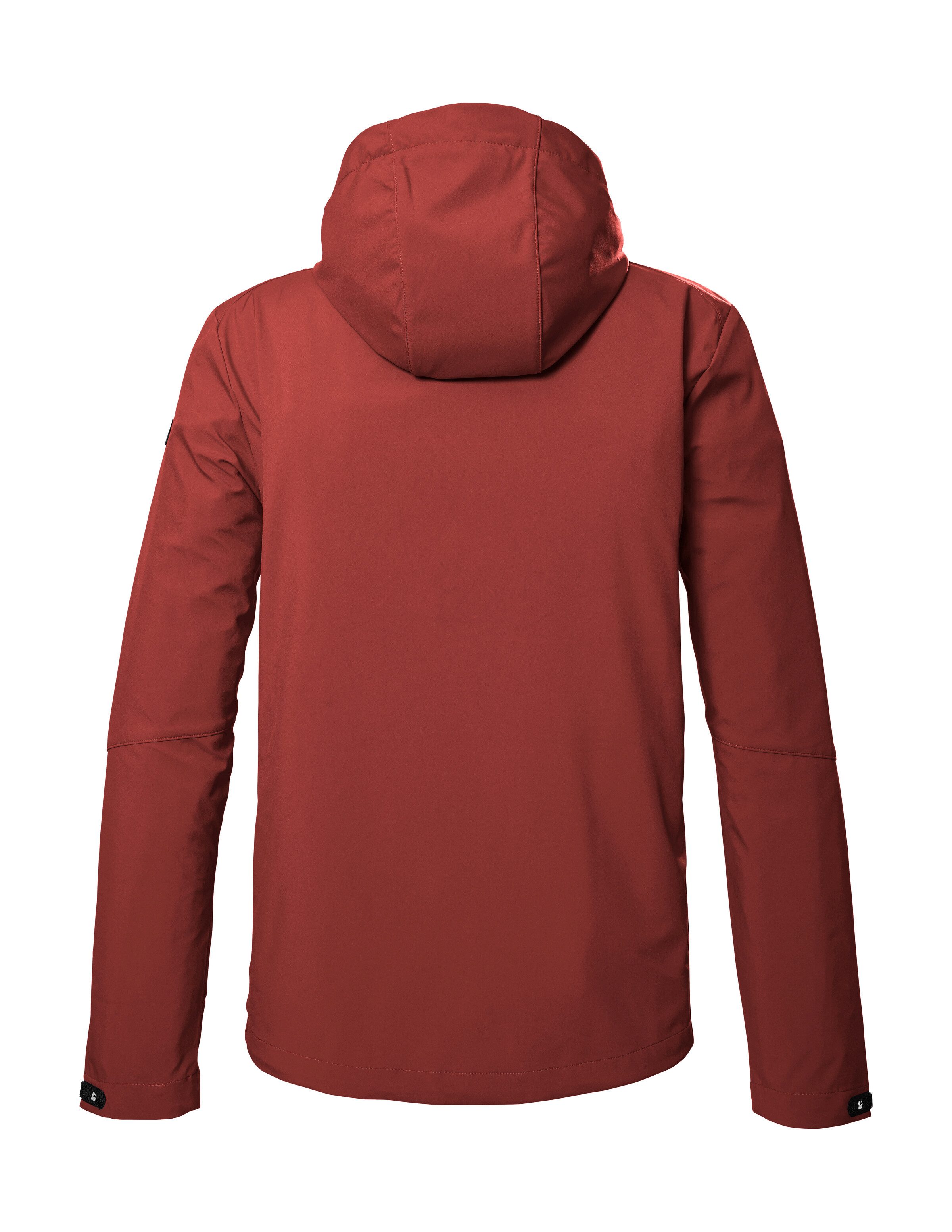 Killtec Softshelljacke KOS 259 MN SFTSHLL JCKT Wasserabweisende Softshelljacke mit verstellbarer Kapuze