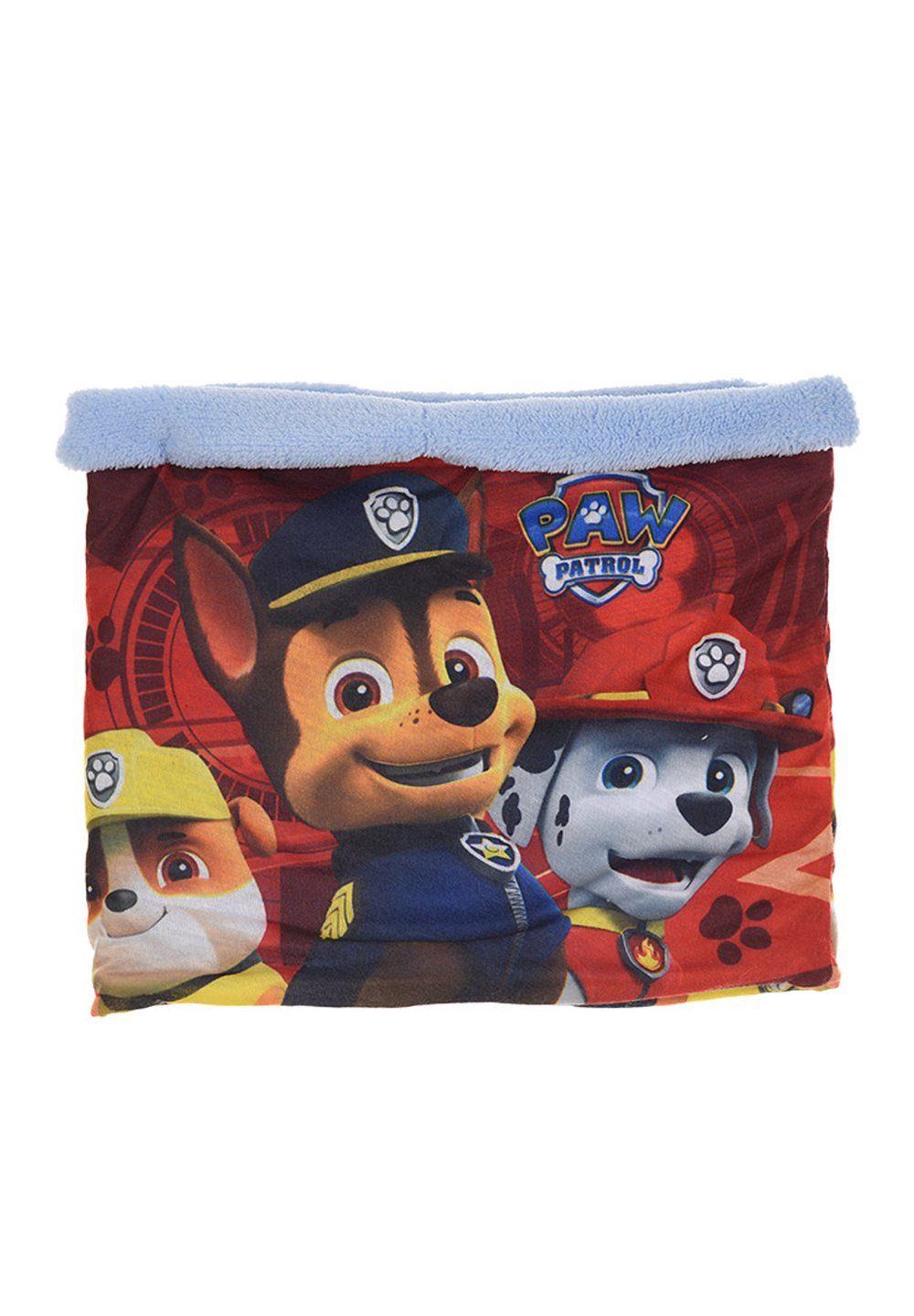 PAW PATROL Loop Marshall, Chase Kinder Jungen Winter-Schal Schlauch-Schal, Hell-Blau