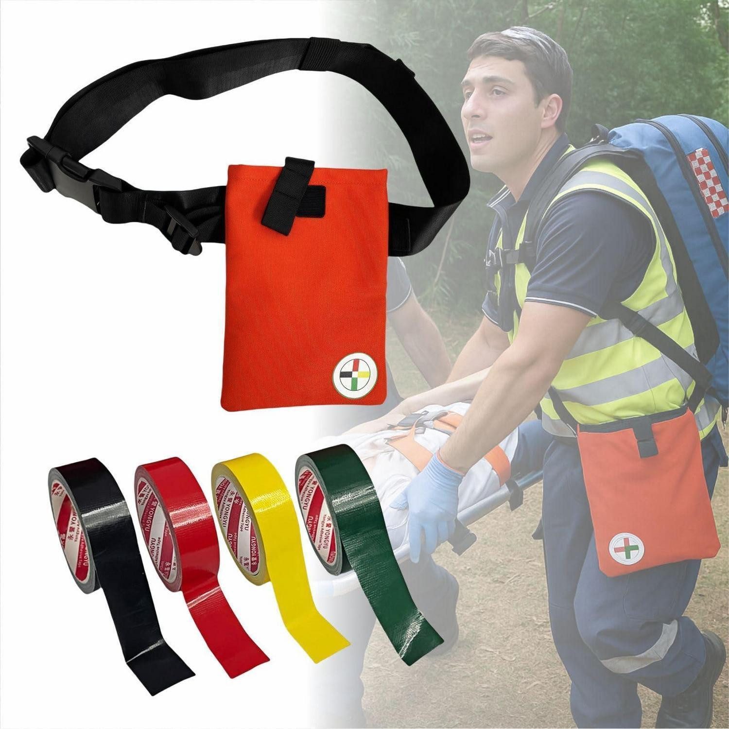 LuxusKollektion Absperrband Triage Tape & Belt Pack Kits Outdoor First Aid