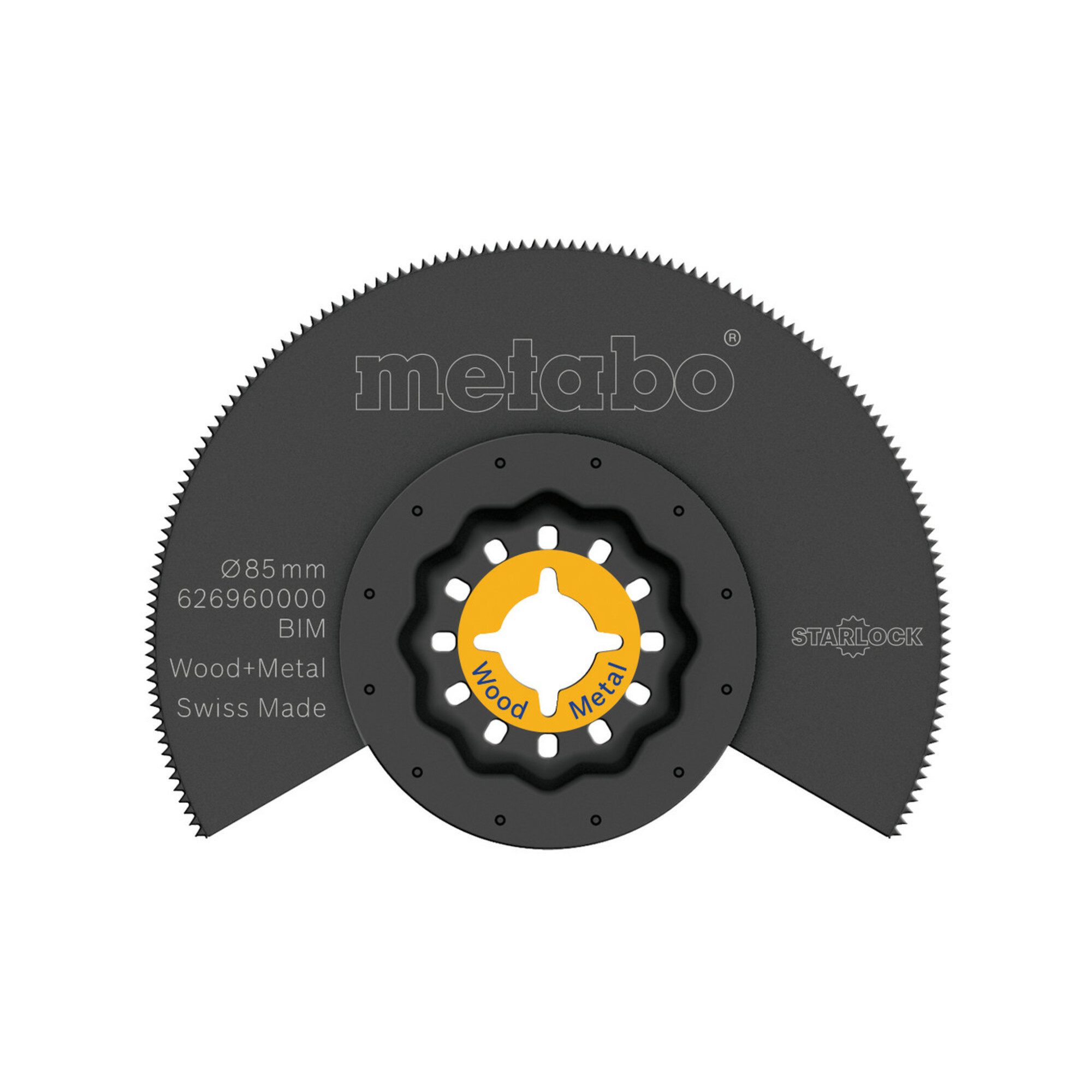 metabo Multitool Metabo Segmentsägeblatt, Holz und Metall, BiM, Ø85 mm
