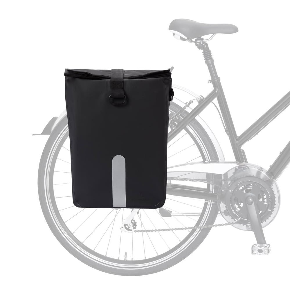 #DoYourSports Fahrradtasche "Roll-Top" 3in1 Hinterradtasche 21L (1-tlg), wasserabweisend für alle Gepäckträger mit Haltegriff Reflektor