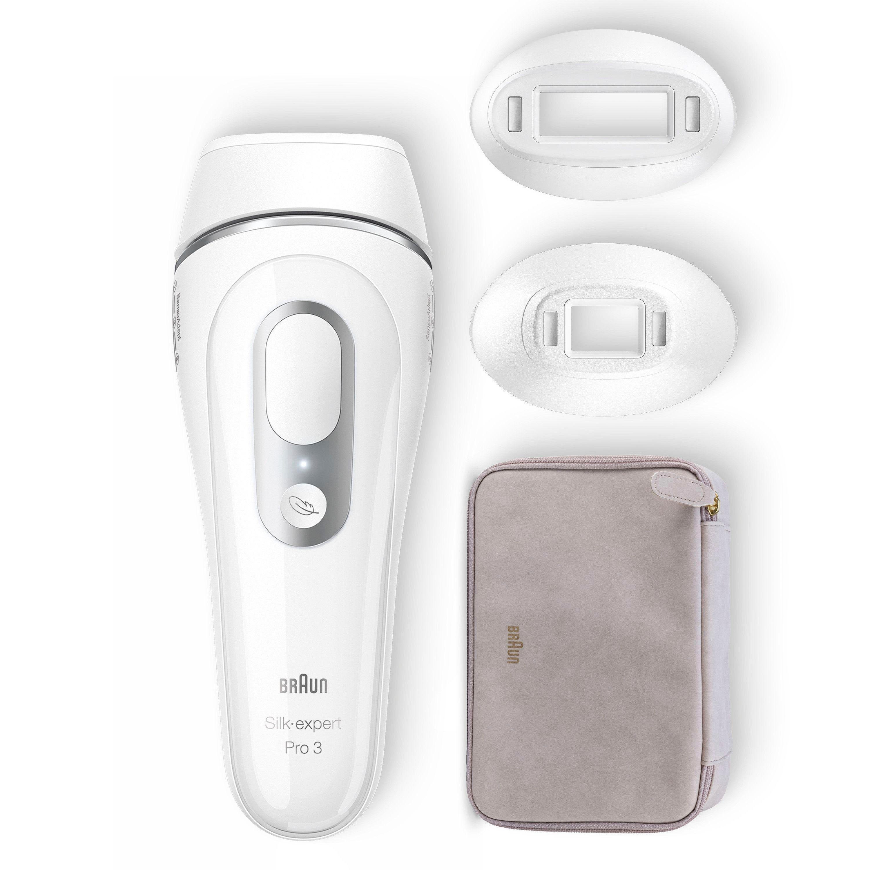 Pro-Technologie Lichtimpulse, Braun Silk-Expert IPL-Haarentferner Skin Pro 3 300.000 PL3230,