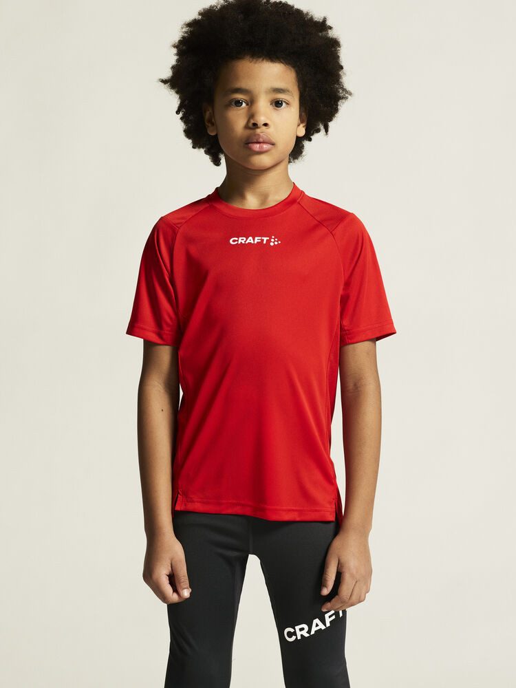 T-Shirt Rush 2.0 Tee (leicht, funktionell) rot Kinder