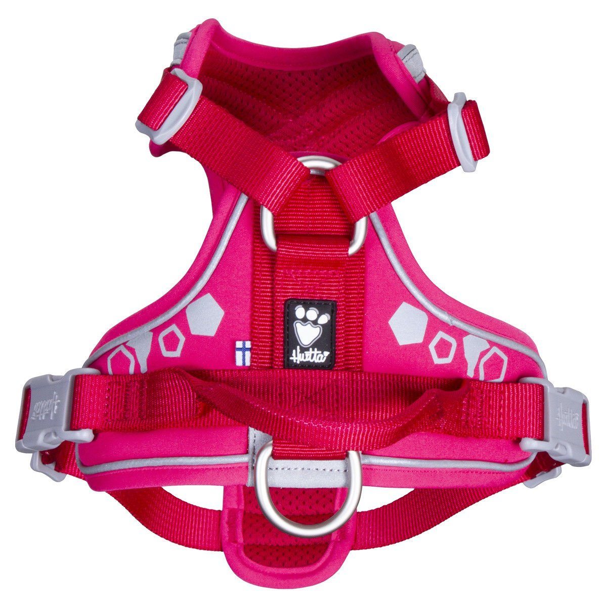 HURTTA Hunde-Geschirr Weekend Warrior Geschirr ruby/kirsche