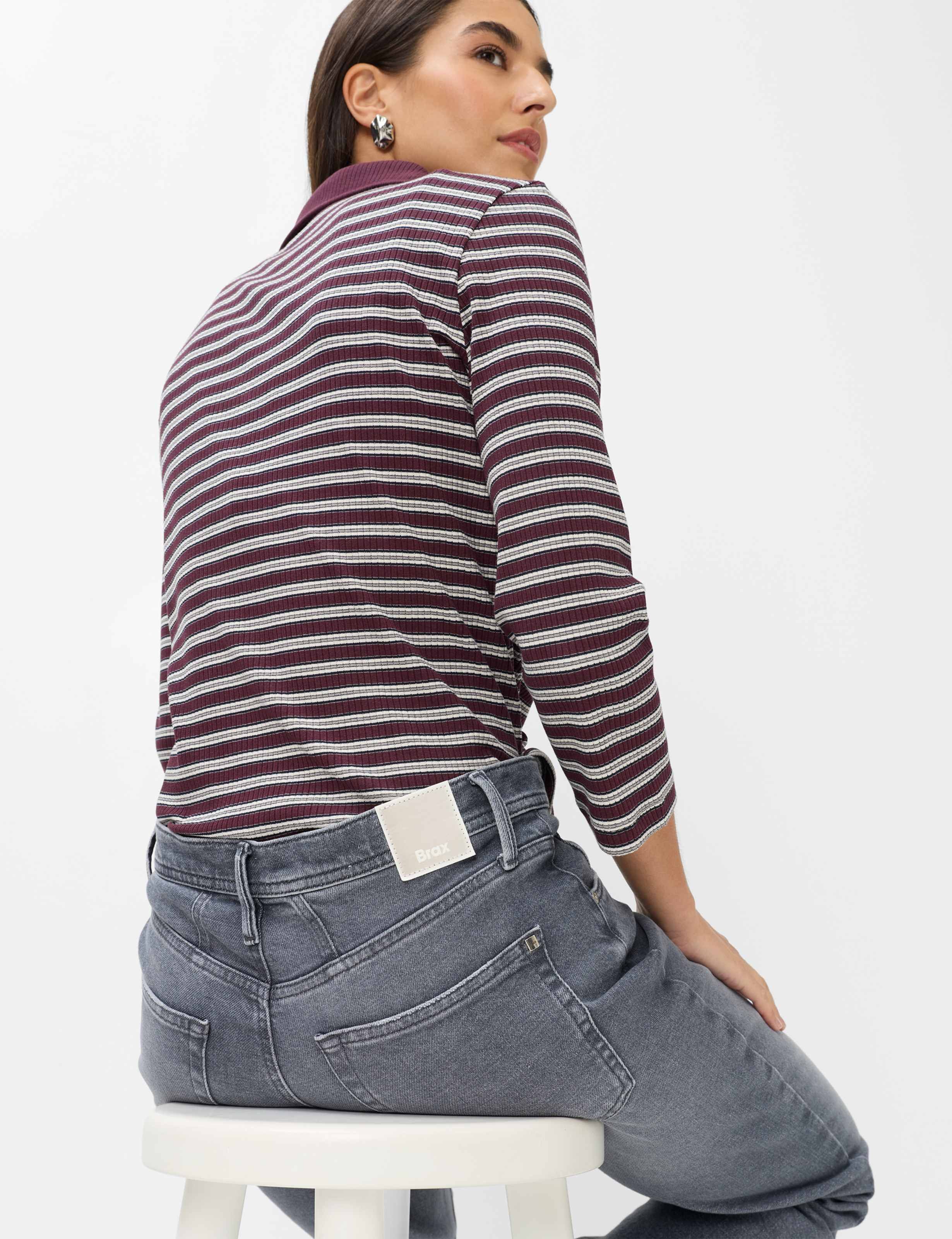 Brax Röhrenjeans Style MILEY S Re Soul Denim: Five-Pocket-Jeans im Tapered Fit – Bild 4 von 5