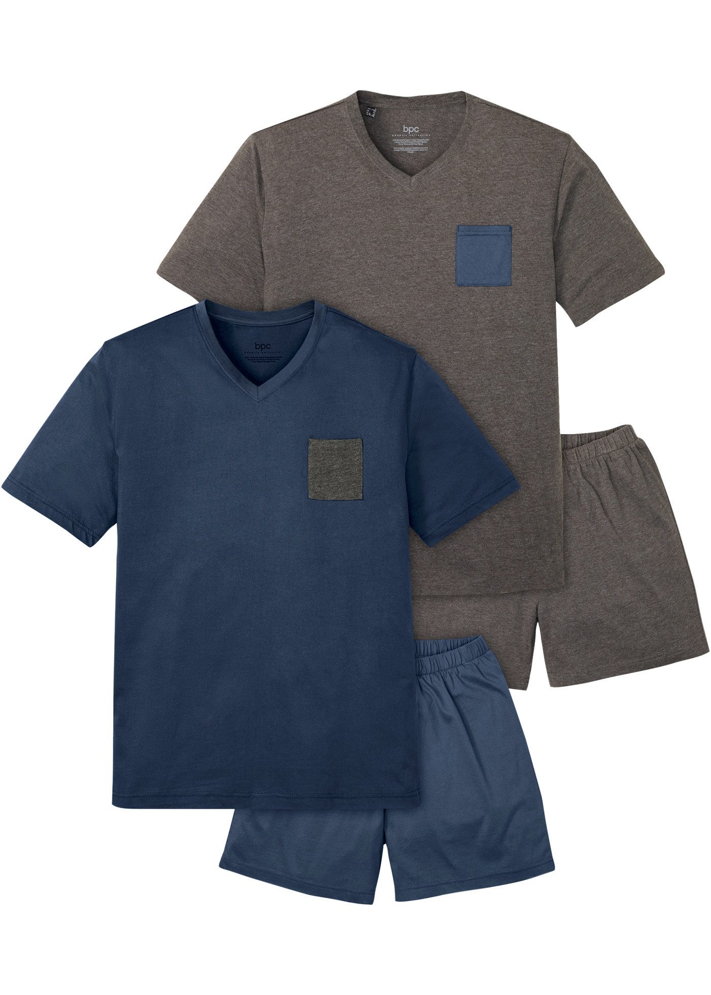 bonprix Shorty (Set, 4 tlg) mit aufgesetzter Brusttasche günstig online kaufen