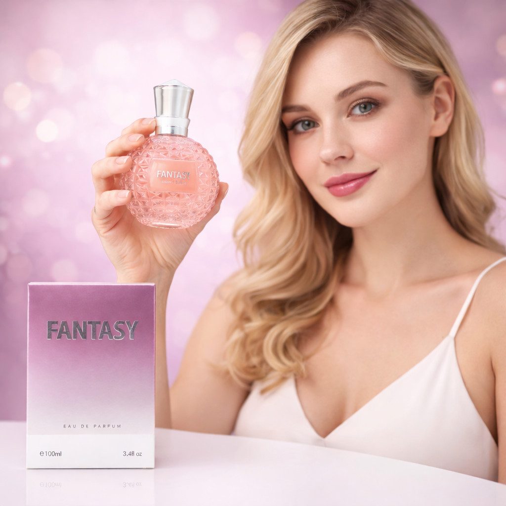 Fine Perfumery London Eau de Parfum Fantasy Pour Femme Fruchtig Blumig EDP 100 ml, Hergestellt in Uk, Dameenduft,Fruchtig