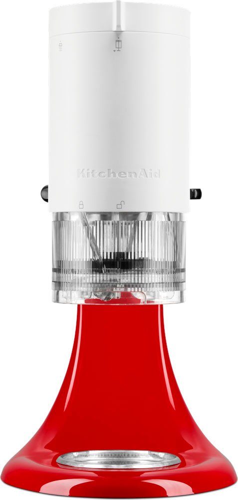 KitchenAid Eisbereiteraufsatz 5KSMSIA, Zubehör für KitchenAid Küchenmaschinen mit kippbarem Kopf und Schüsselheber. NICHT passend für 5KSM3311X. 5KPM5, 5KPM50 und 5K5.