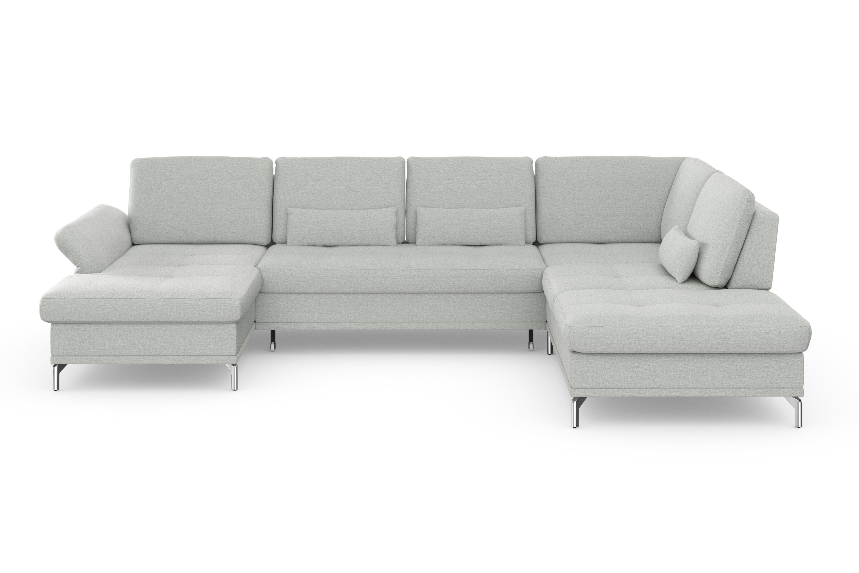 INOSIGN Wohnlandschaft "Palm Beach U-Form" Federkern, mit Sitztiefenverstel günstig online kaufen