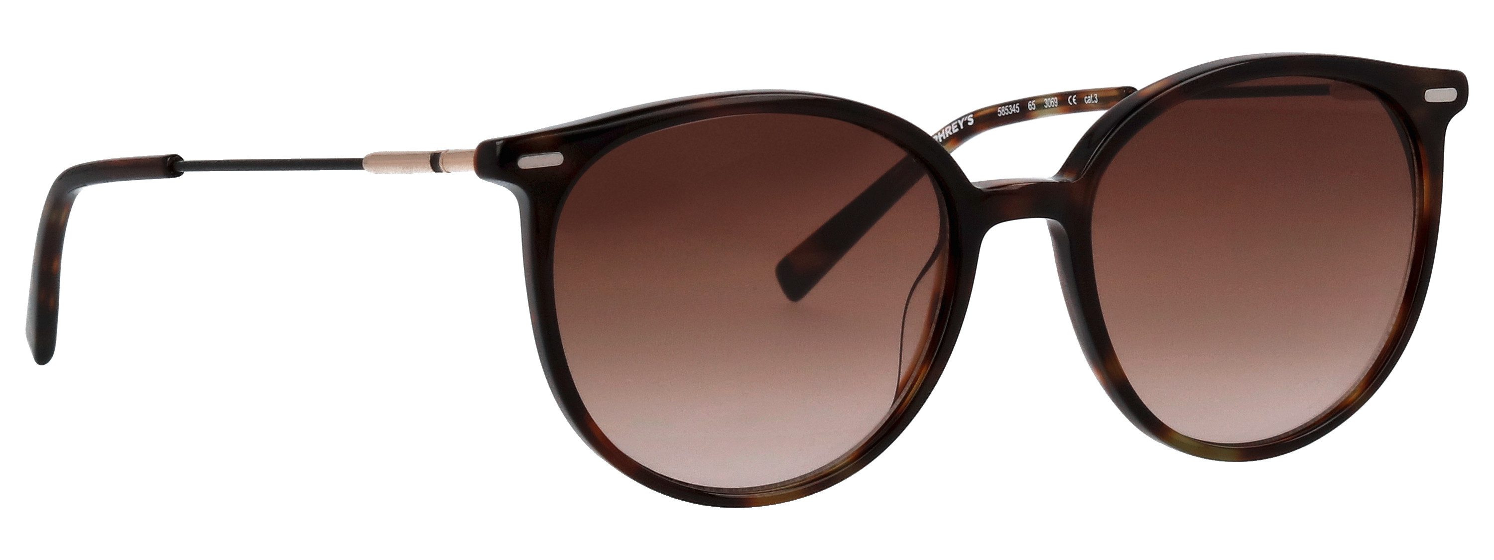 HUMPHREY´S eyewear Sonnenbrille Modell 585345 Form Karree/Eckig, Logoschriftzug auf Bügel, Kombifassung