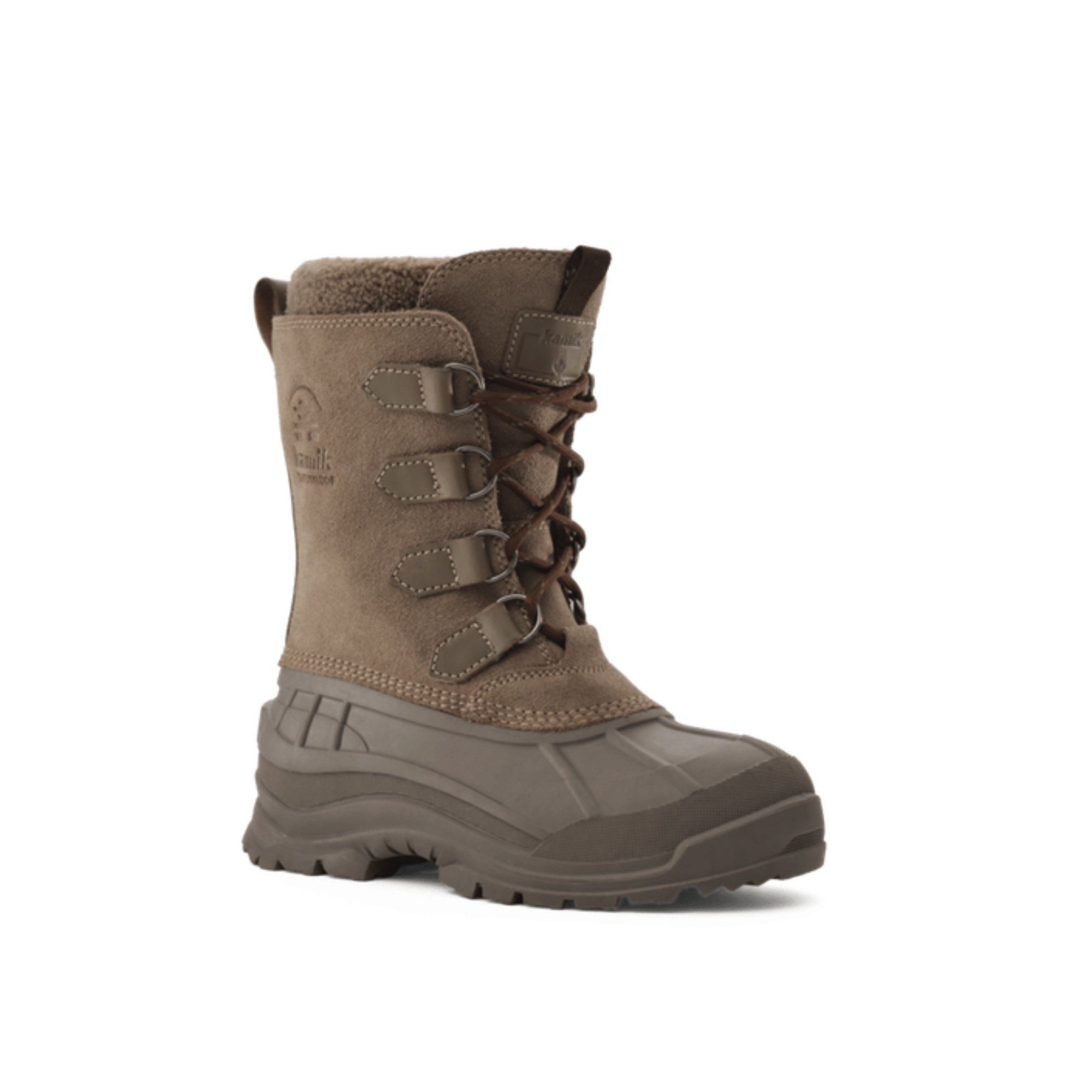 Kamik Alborg (Nubukleder, wasserdicht) 2026 fossilbraun Damen Winterstiefel