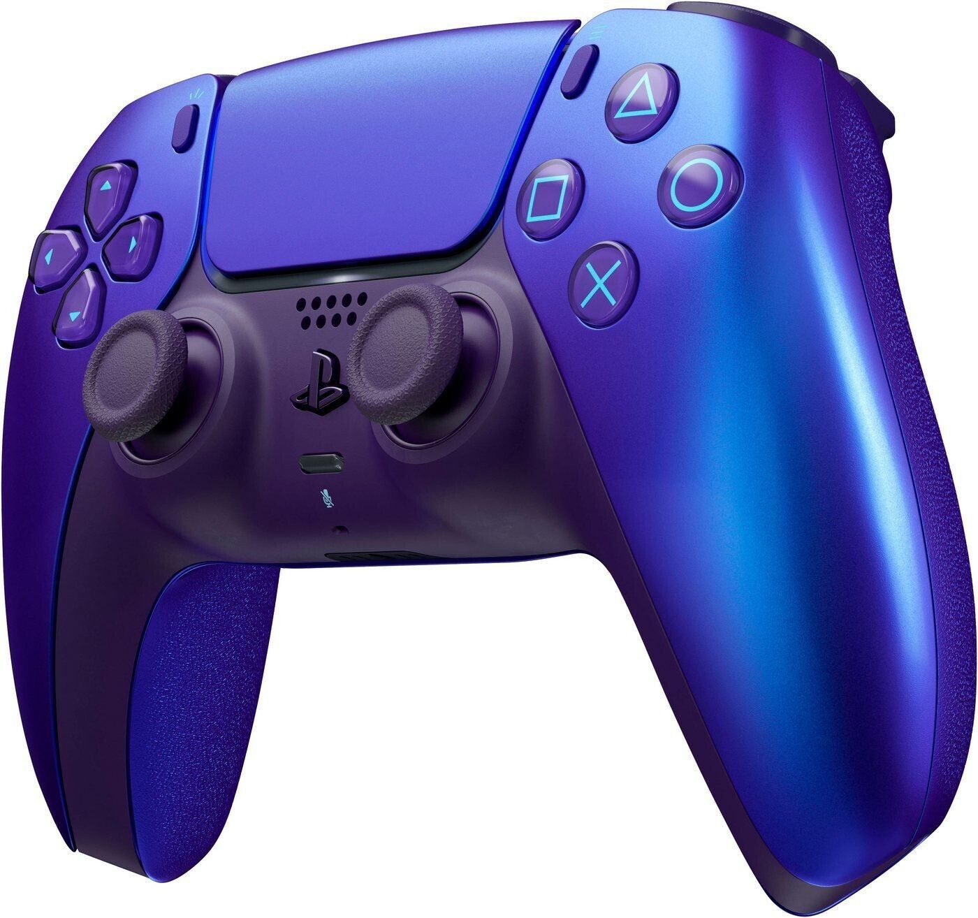 Playstation PS5 DualSense Wireless Chroma Indigo + SA DualSense Wireless-Controller (inkl. 2x Stickabdeckung/Schutz (Farbe zufällig)