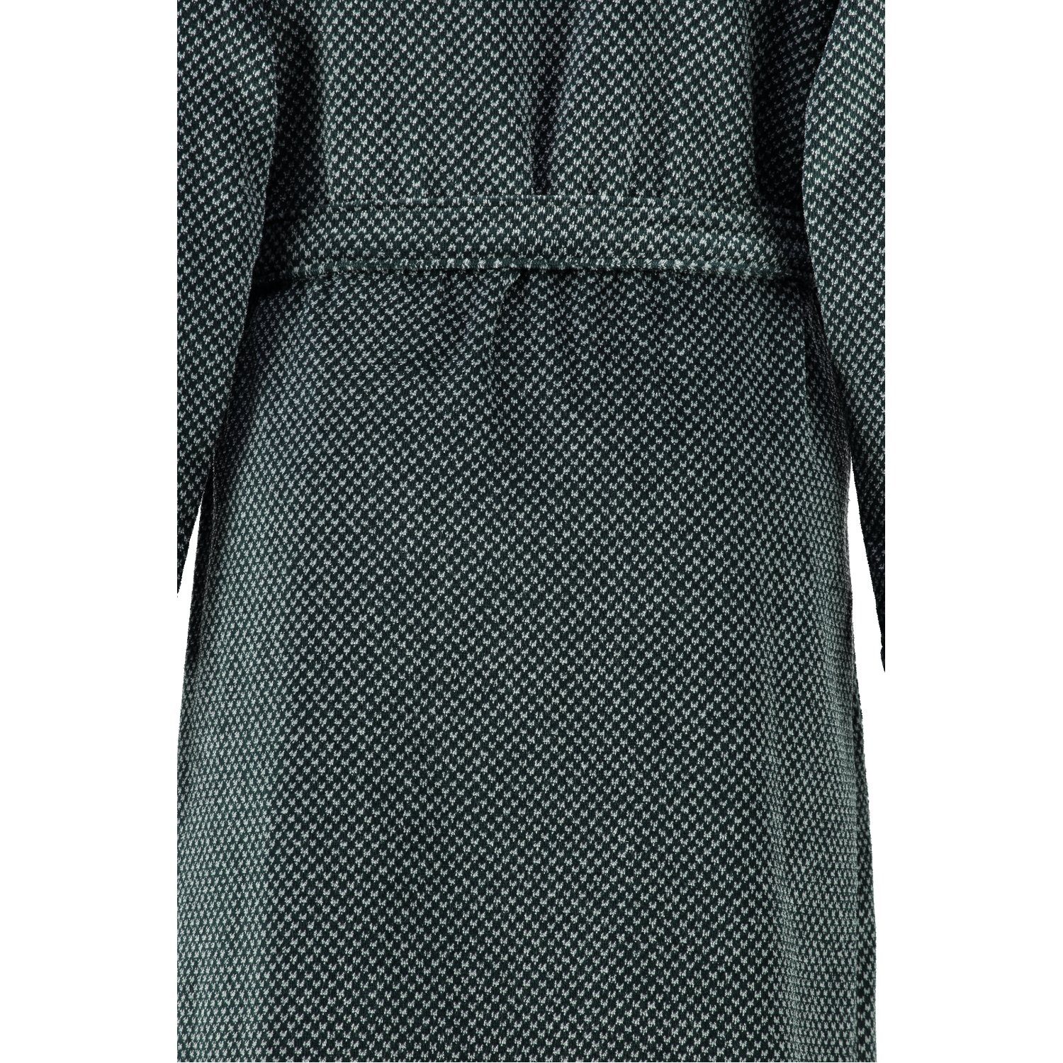 Gürtel, Herrenbademantel Langform, Baumwolle, 4839, Form 79 silber Cawö Kimonoform, Kimono schwarz