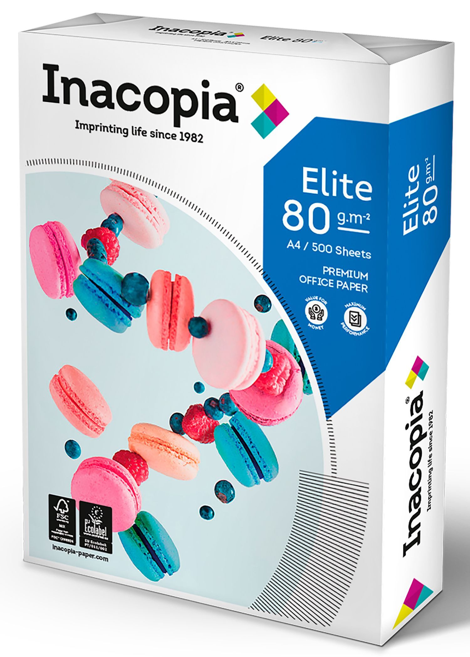 INACOPIA Kopierpapier Multifunktionspapier Inacopia Elite A4 80g/qm weiß
