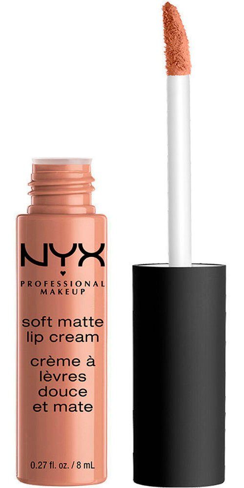 NYX PROFESSIONAL MAKEUP Lippenstift SOFT MATTE LIP CREAM, leichter, cremiger Lippenstift und mattem Finish
