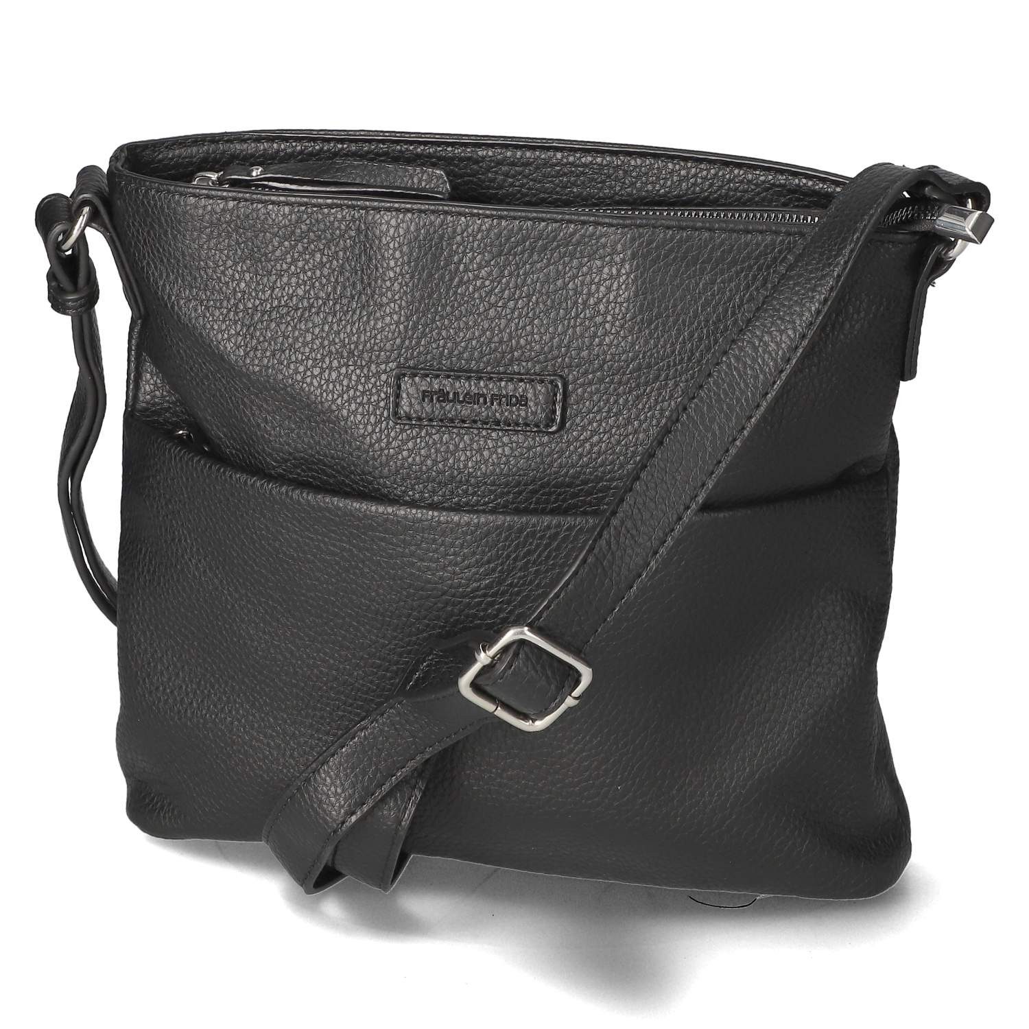 Fräulein Frida Handtasche Fräulein Frida FF2060,100 Damen Umhängetaschen Synthetik black