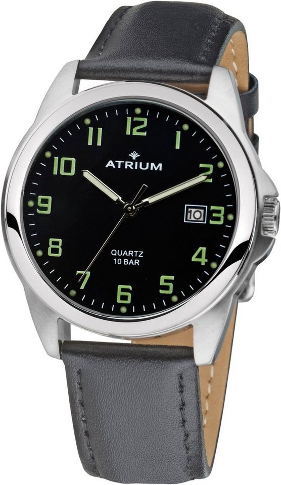 Atrium Quarzuhr A16-11, Gehäuse aus Edelstahl, Gehäuse-Ø ca. 39 mm