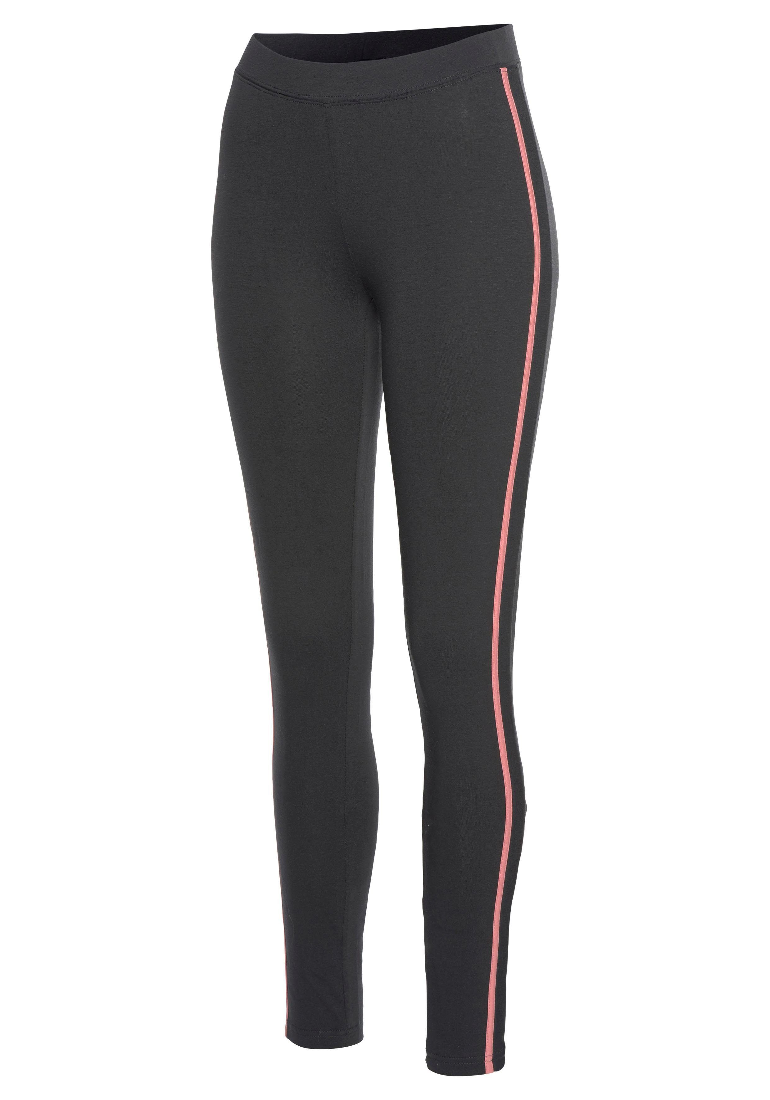 H.I.S Leggings mit seitlichem Streifen und bequemen Bund, Home- und Loungewear