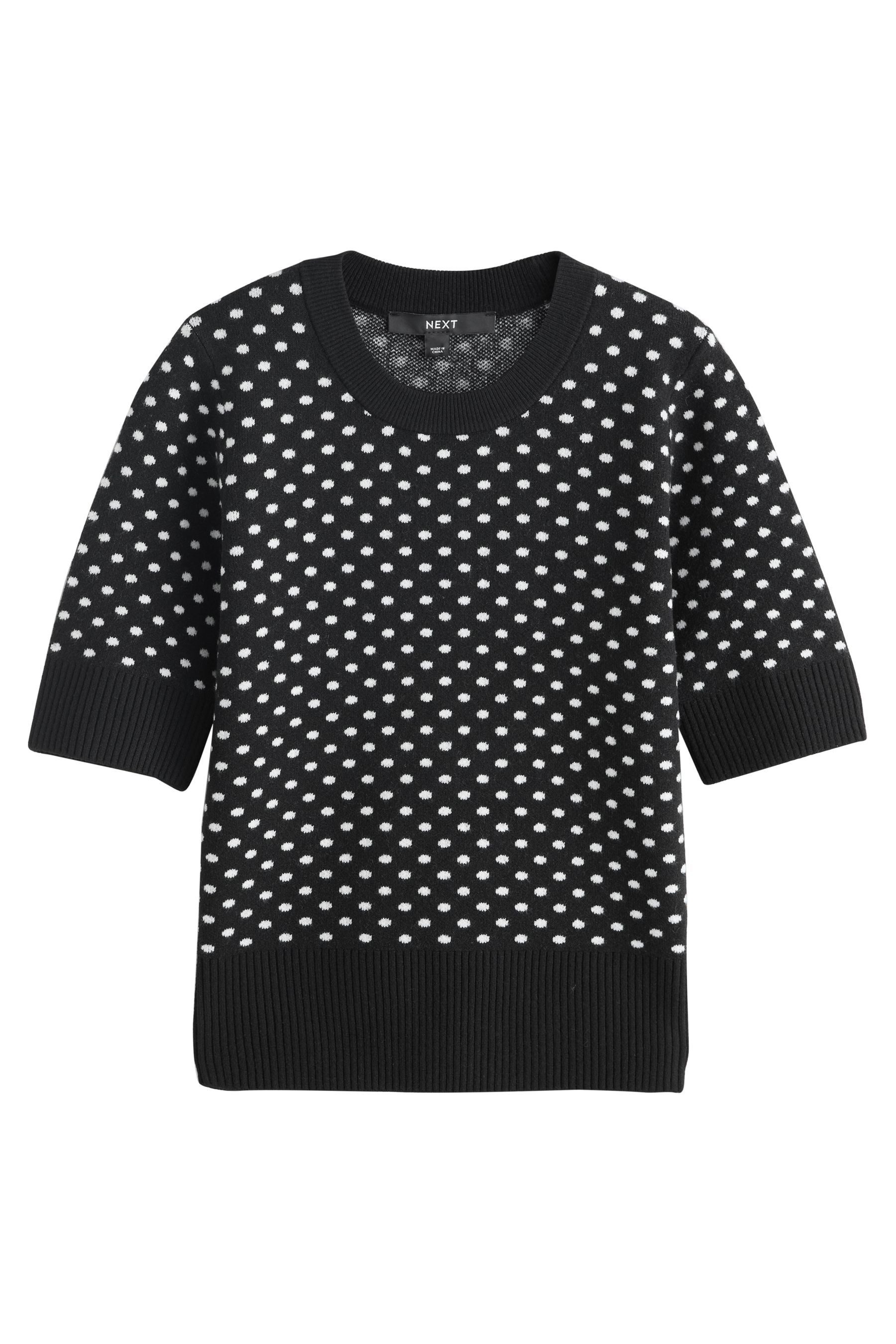 Next Strickpullover Superweiches, kurzärmeliges Strickoberteil (1-tlg)