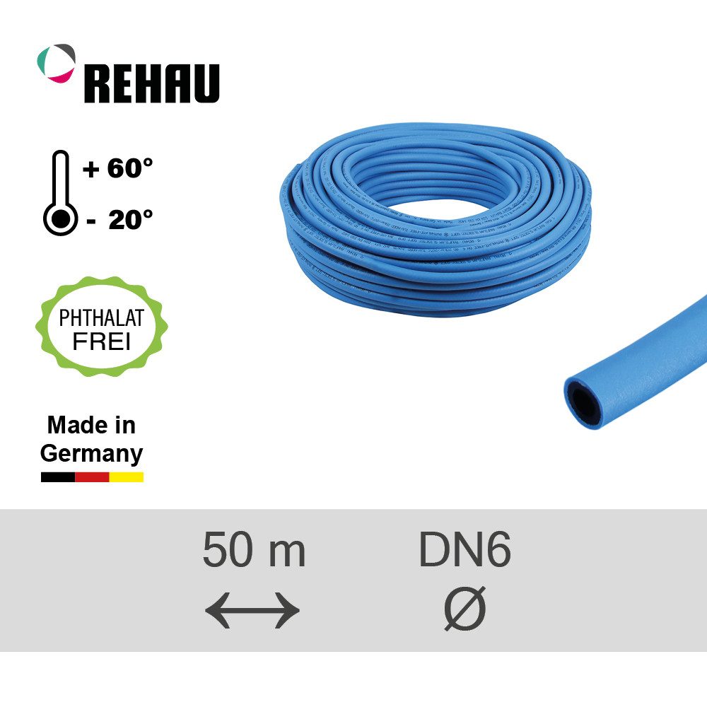 Rehau Gartenschlauch Stabilo Сантехника REHAU Industrieschlauch Raufilam slidetec soft 50m DN6