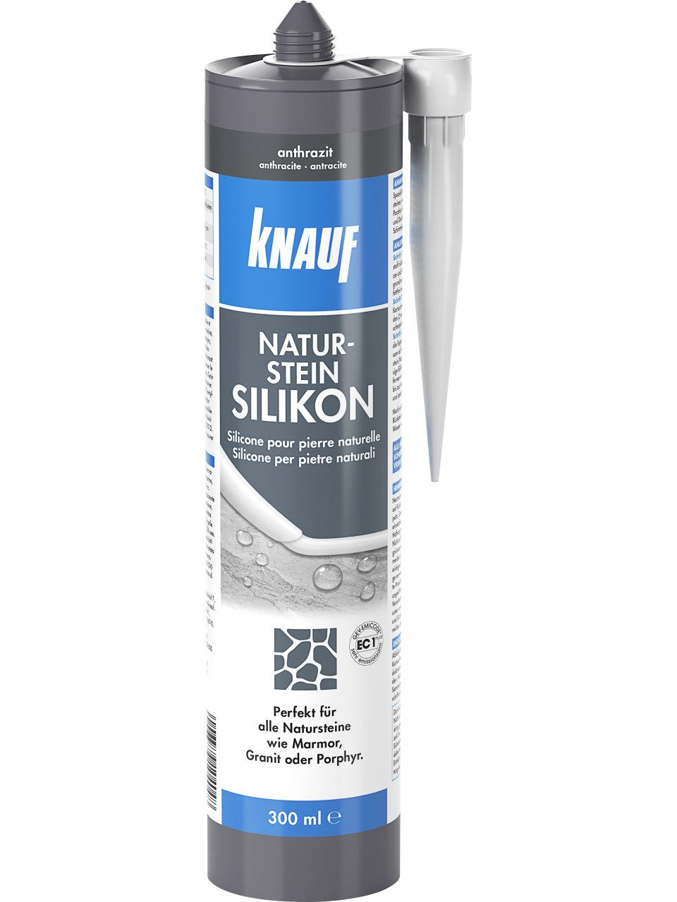 KNAUF Silikon Knauf Naturstein Silikon anthrazit 300 ml