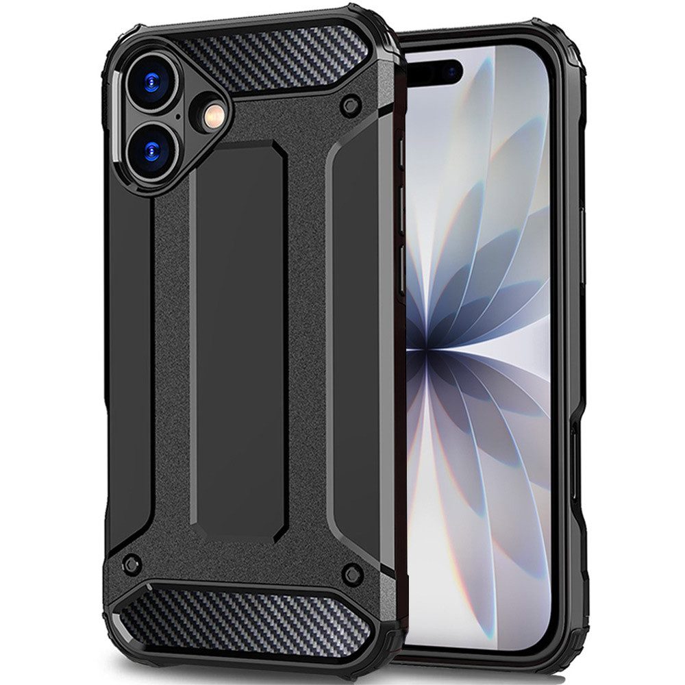 FITSU Handyhülle Outdoor Hülle für iPhone 17 Case Armor Cover 6,3 Zoll, Handyhülle Outdoor Case für Apple iPhone 17 Hülle mit Eckenschutz