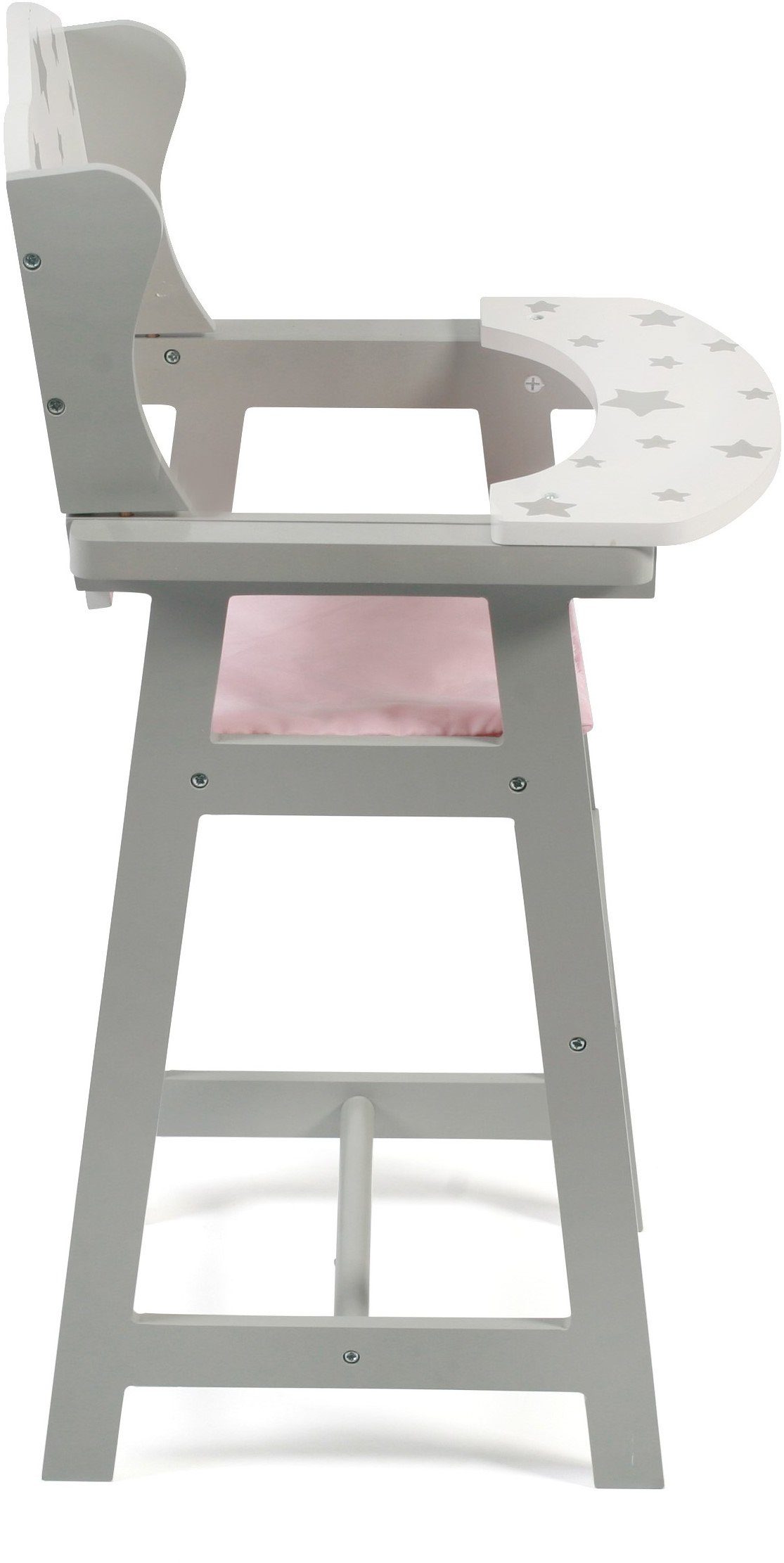CHIC2000 Puppenhochstuhl Stars Grau günstig online kaufen