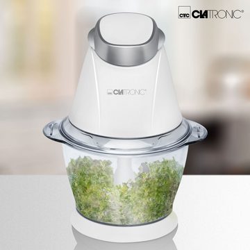 CLATRONIC Gemüsehacker CLATRONIC Edelstahl 2in1 Multi-Zerkleinerer Ice-Crusher 1L MZ 3579