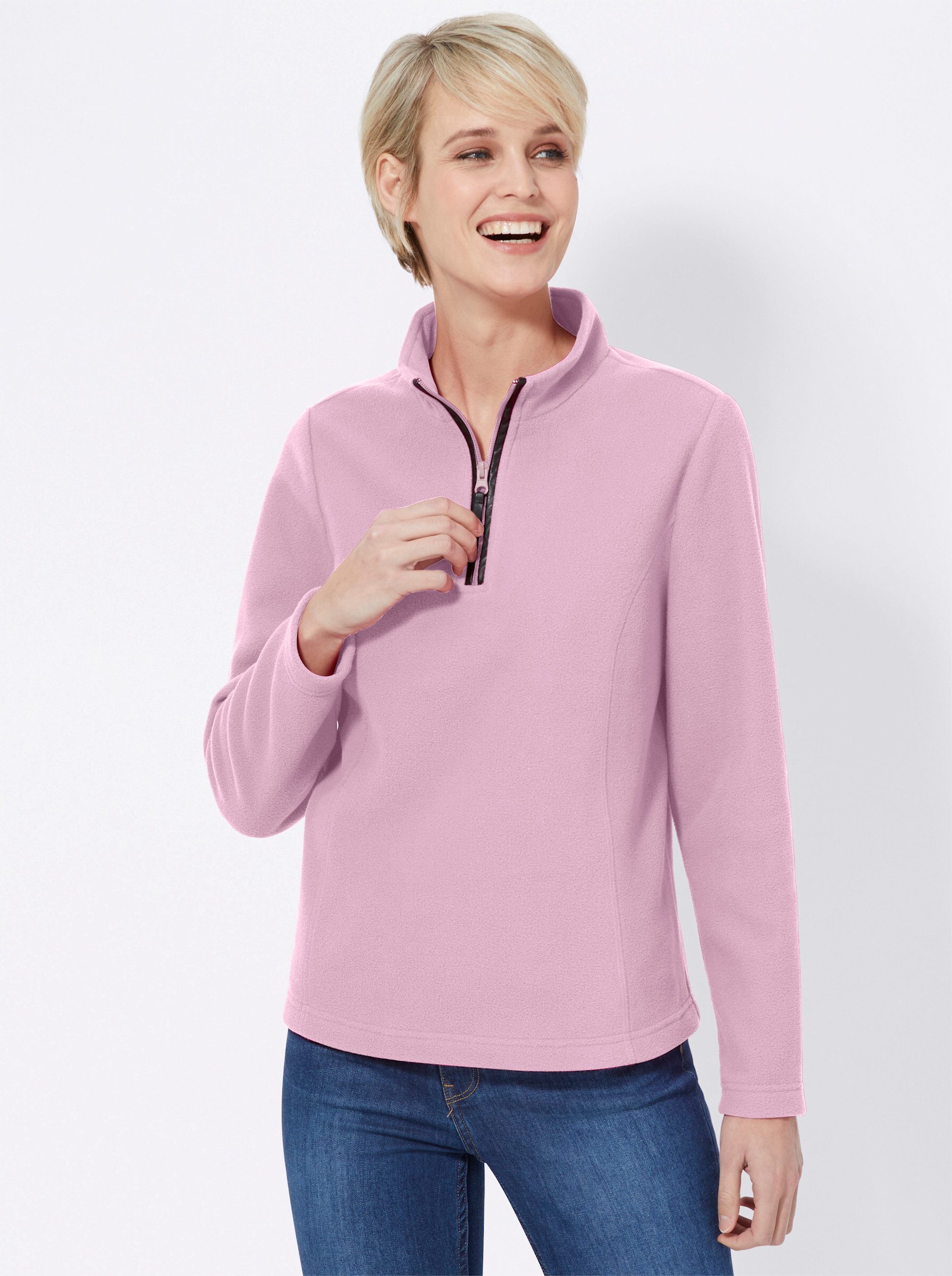 Witt Fleeceshirt Fleeceshirt Länge ca. 62 günstig online kaufen