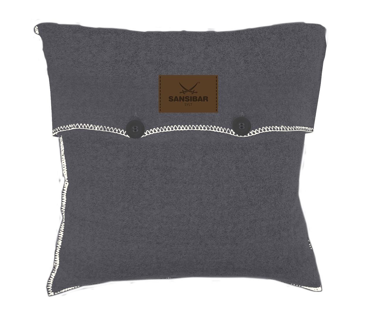 Sansibar Sylt Kissenhüllen Kissenhülle SANSIBAR anthrazit günstig online kaufen