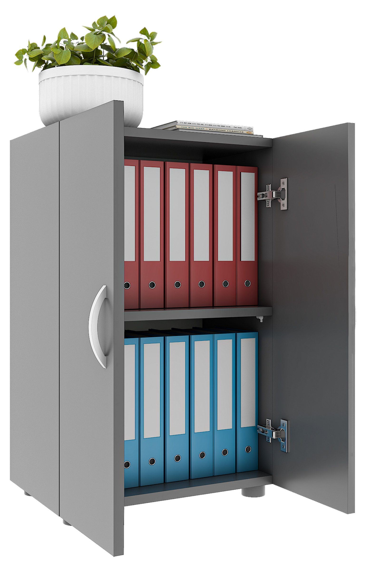 VCM Aktenschrank Büroschrank Bücher Ordner Aktenschrank günstig online kaufen