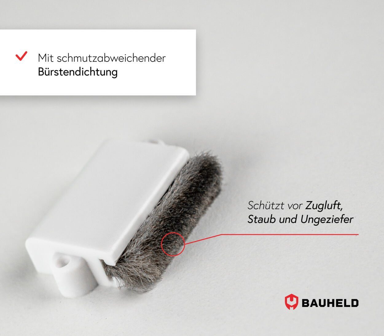 BAUHELD Rollladen-Gurtführung 5 Stück, Weiß - 14mm Rolladengurt Unterputz Gurtwickler Montage], für & Aufputz / 23mm, [Schnelle 23mm Eckig