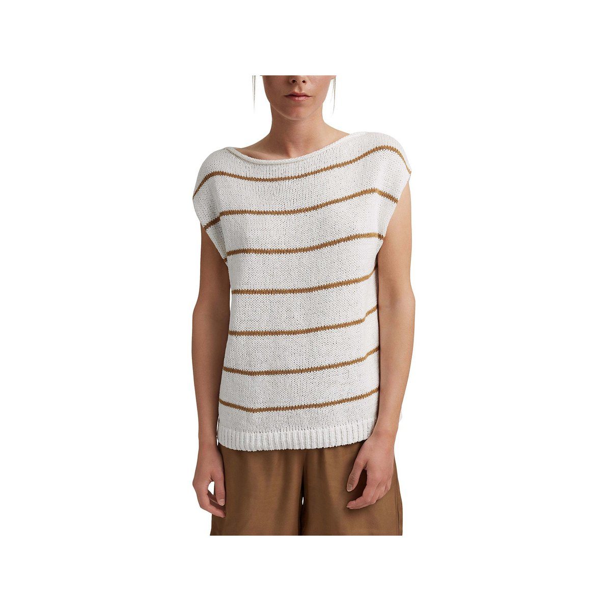 Esprit Longpullover offwhite regular (1-tlg)