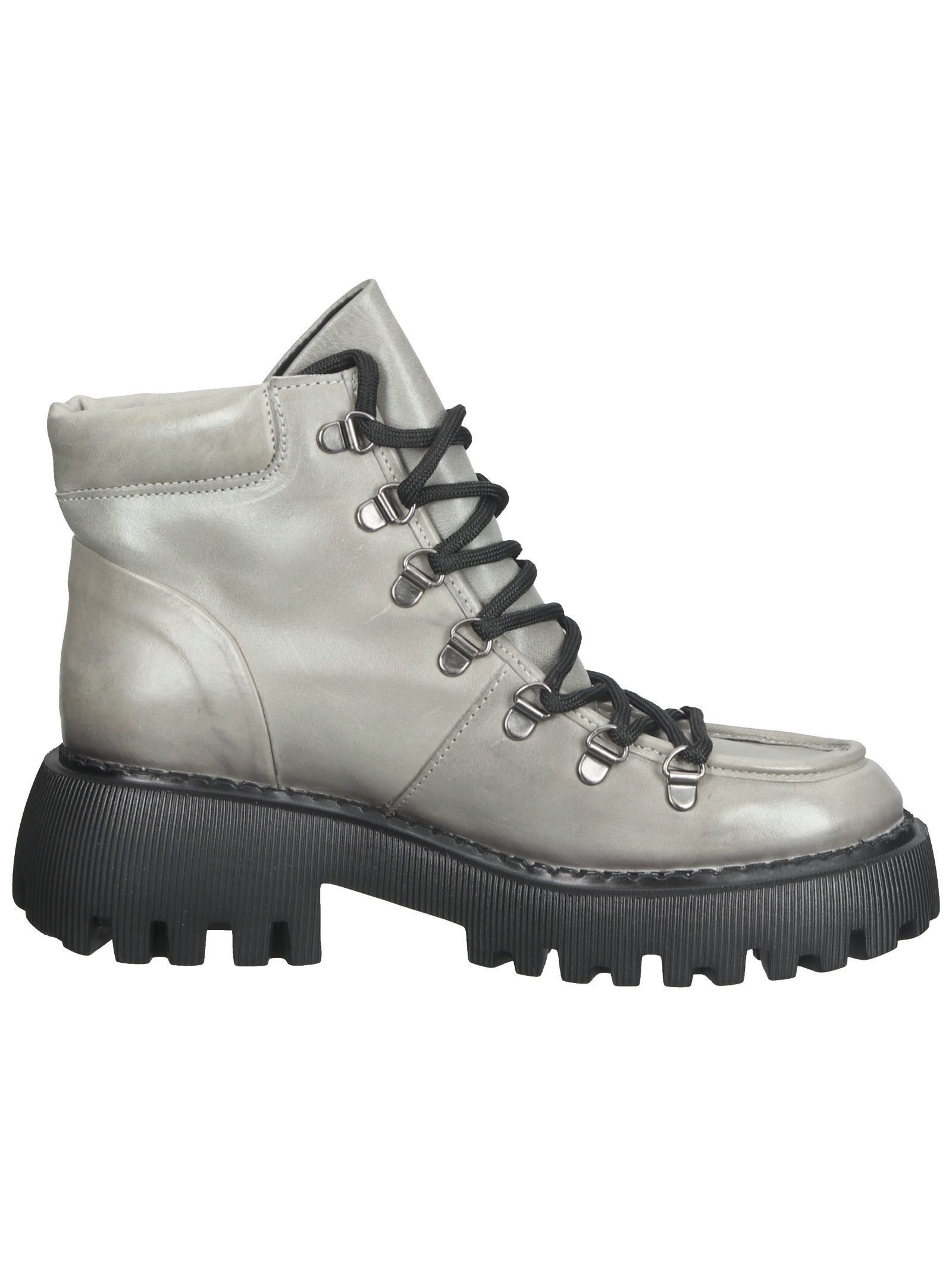 Lazamani Lazamani Stiefelette Glattleder Schnürstiefelette