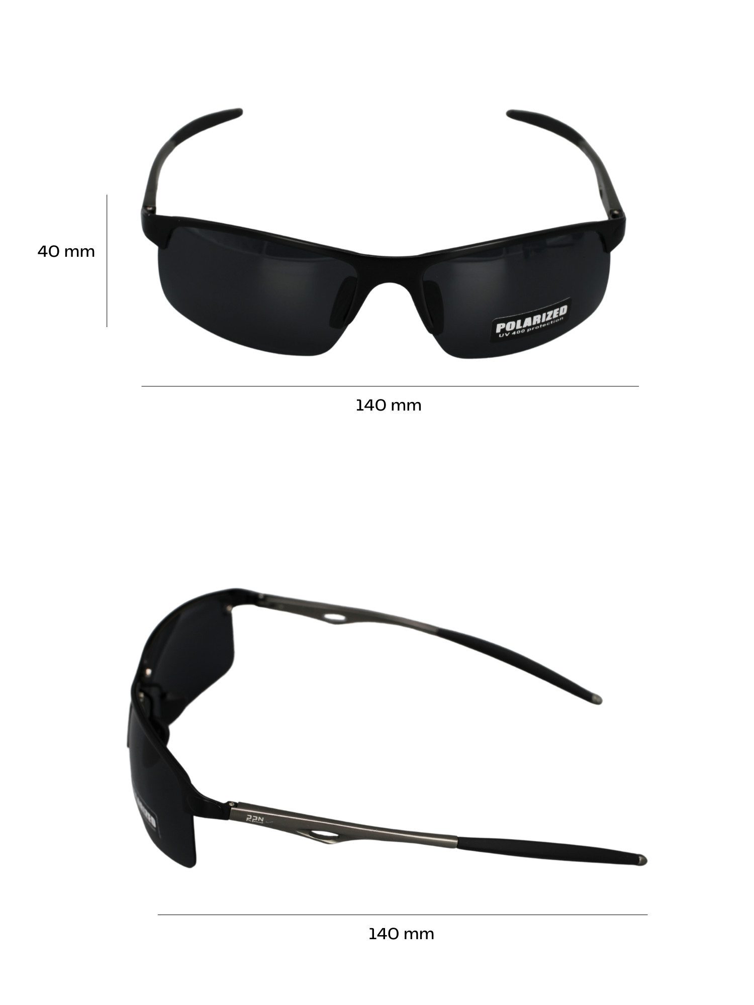 ANTALUX Sonnenbrille Polarisierte Sonnenbrille Herren/Damen, UV 400 Sonnenbrille mit Etui