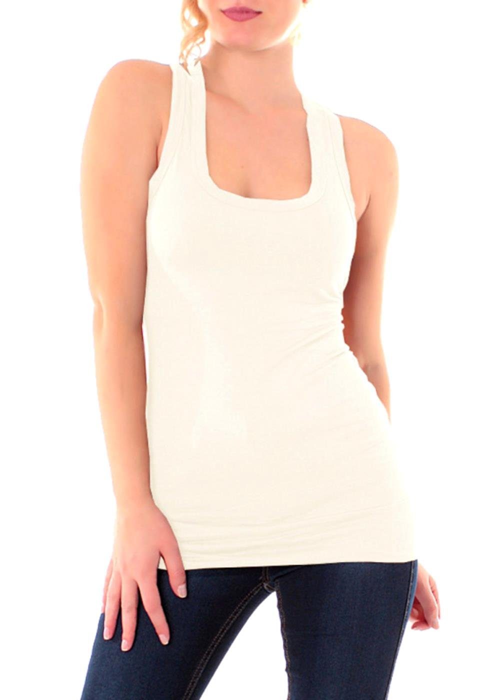 Muse Longtop Classic Tanktop Skinny Fit 8002