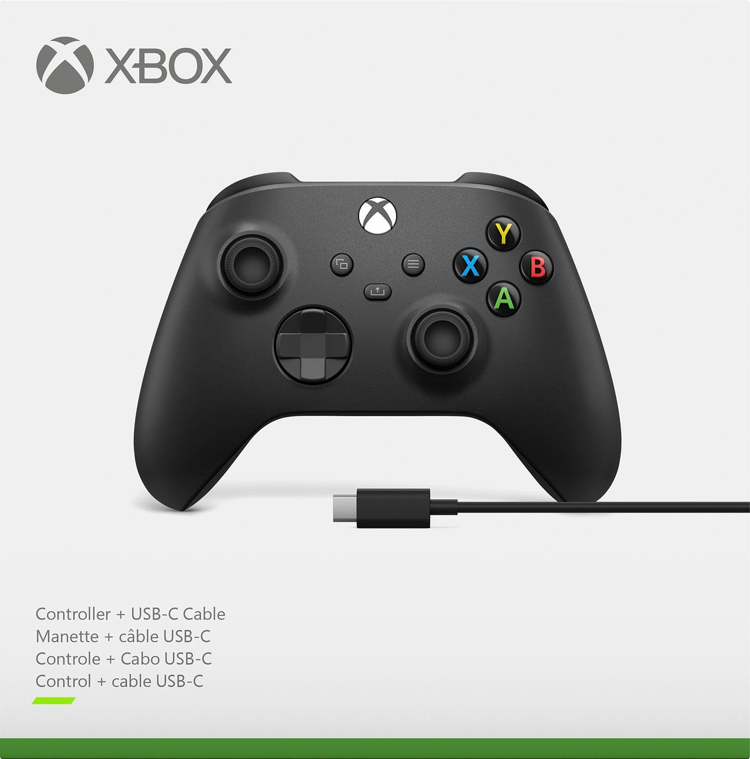 Kabel) Carbon USB-C Wireless-Controller Xbox Black (inkl.