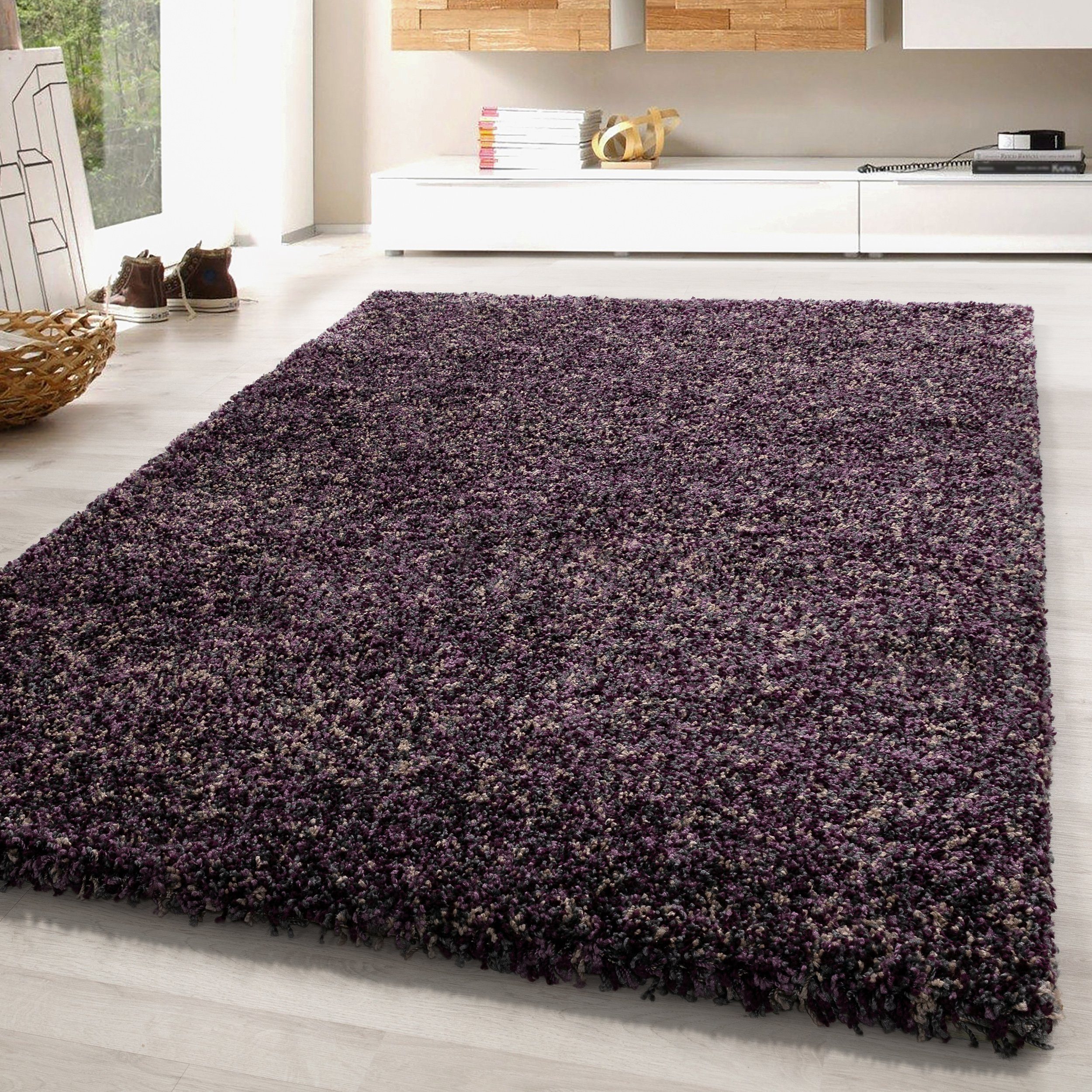 SIMPEX24 Teppich Meliert Design, Läufer, Höhe: günstig online kaufen
