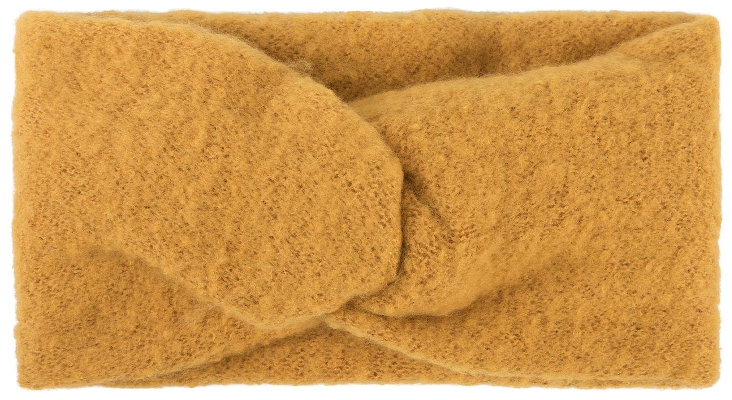 styleBREAKER Stirnband Weiches Feinstrick Stirnband mit Twist Knoten (1-St)