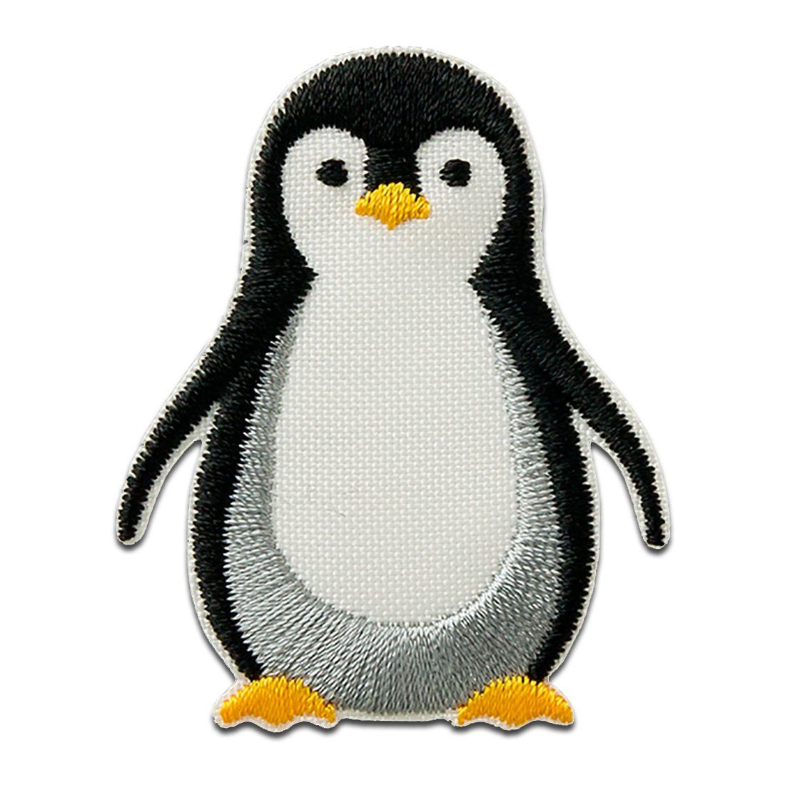Catch the Patch Aufnäher Bügelbild, Aufbügler, Applikationen, Patches, Flicken, zum aufbügeln, Recyclete PET Flaschen, Recycl Patch Pinguin Tier Antarktis Think Green - Größe: 5 x 4 cm
