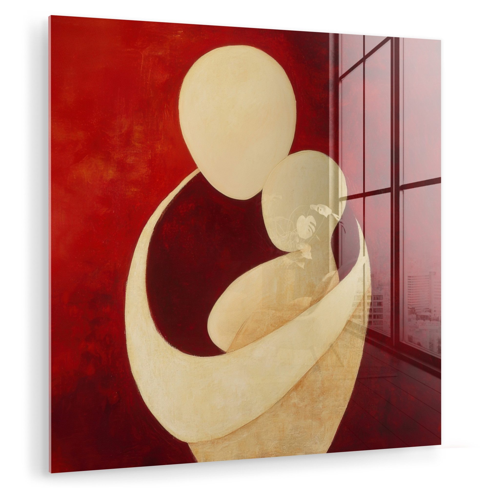 MuchoWow Acrylglasbild Abstrakt - Mutter - günstig online kaufen