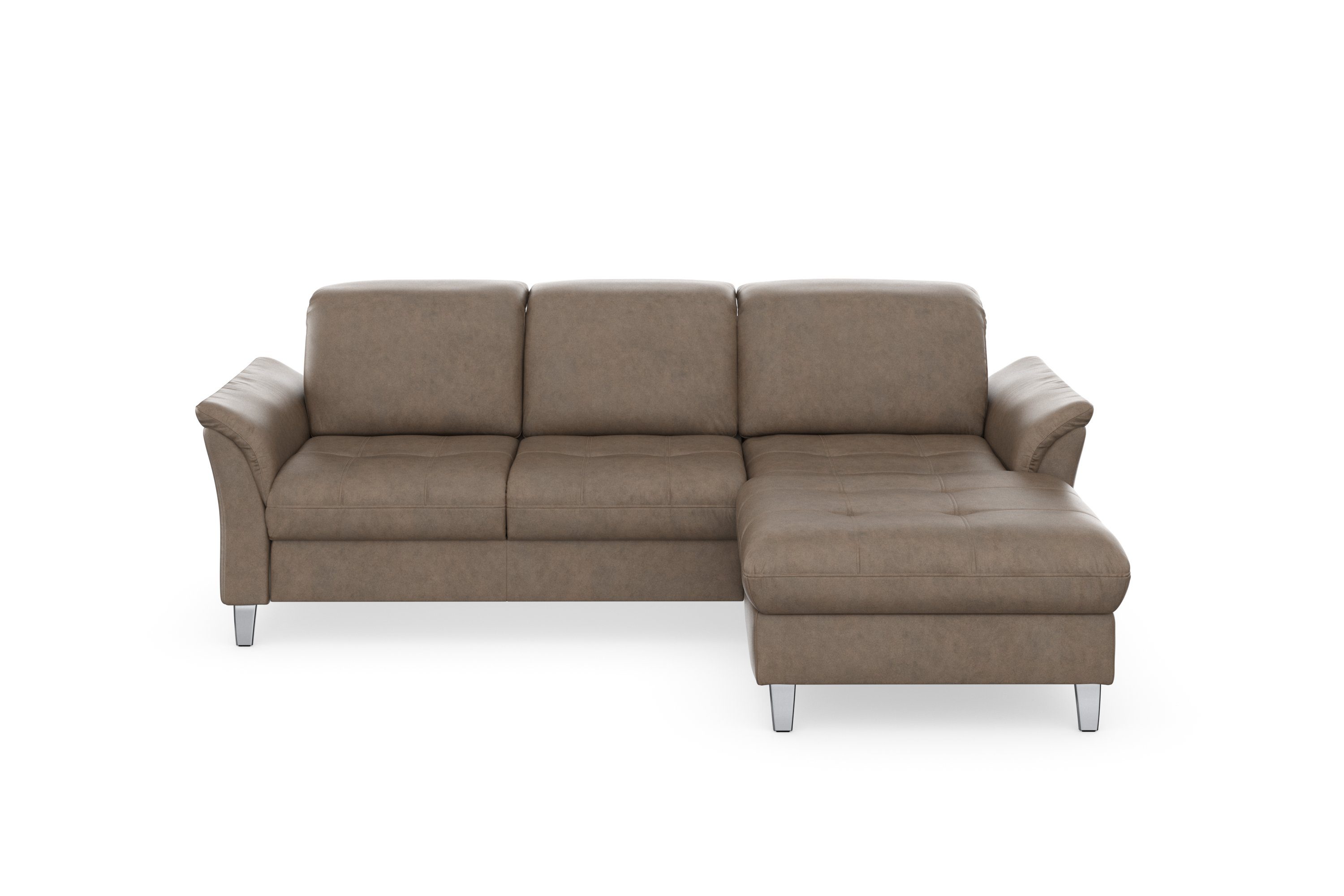 sit&more Ecksofa Maggiore, Bettkasten wahlweise und mit Bettfunktion Kopfteilverstellung