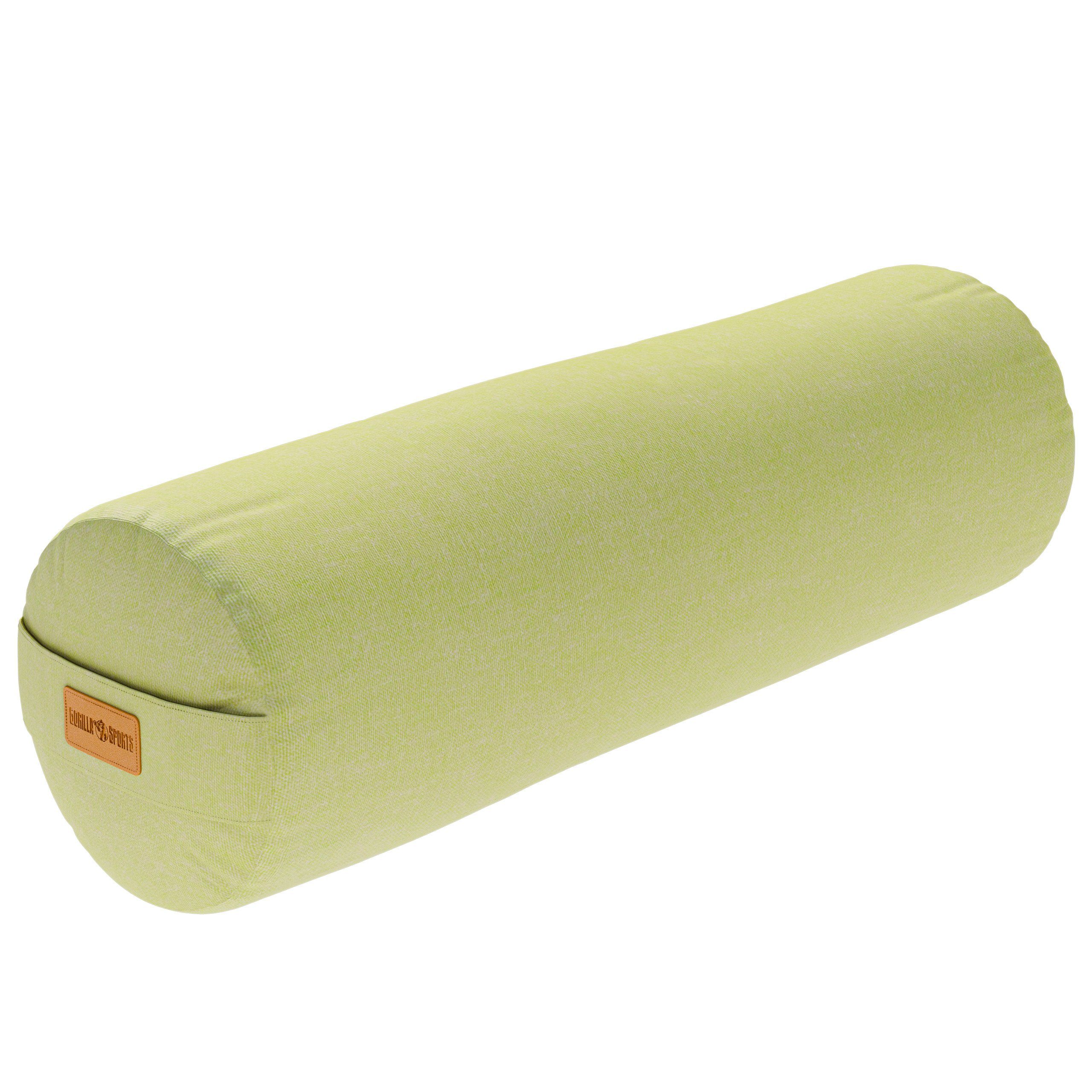 GORILLA SPORTS Yogakissen Yoga Bolster in verschiedenen Farben