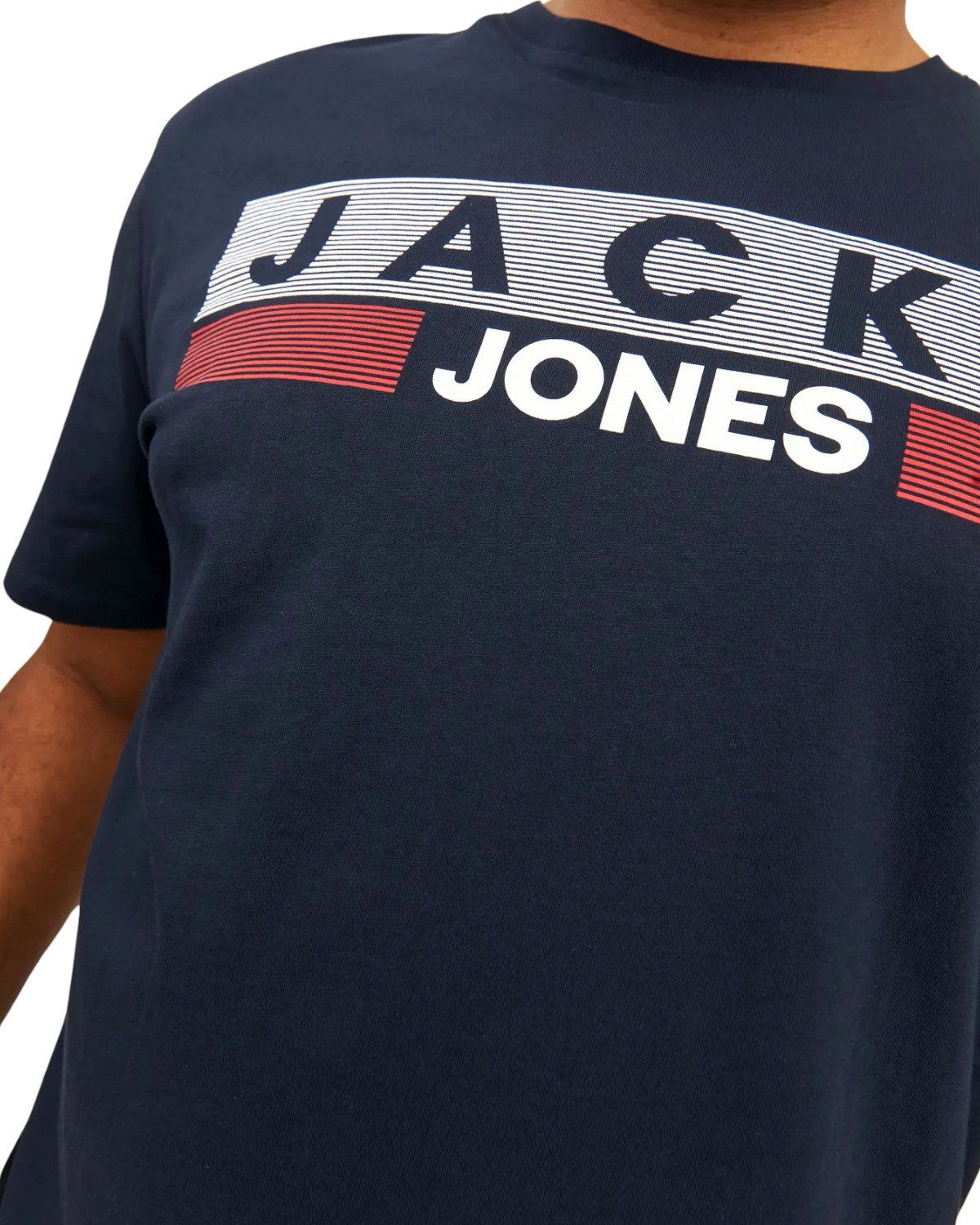 Jack & Jones PlusSize Print-Shirt (Spar-Set, 3er-Pack) Big Size Shirt Übergrößen Shirt