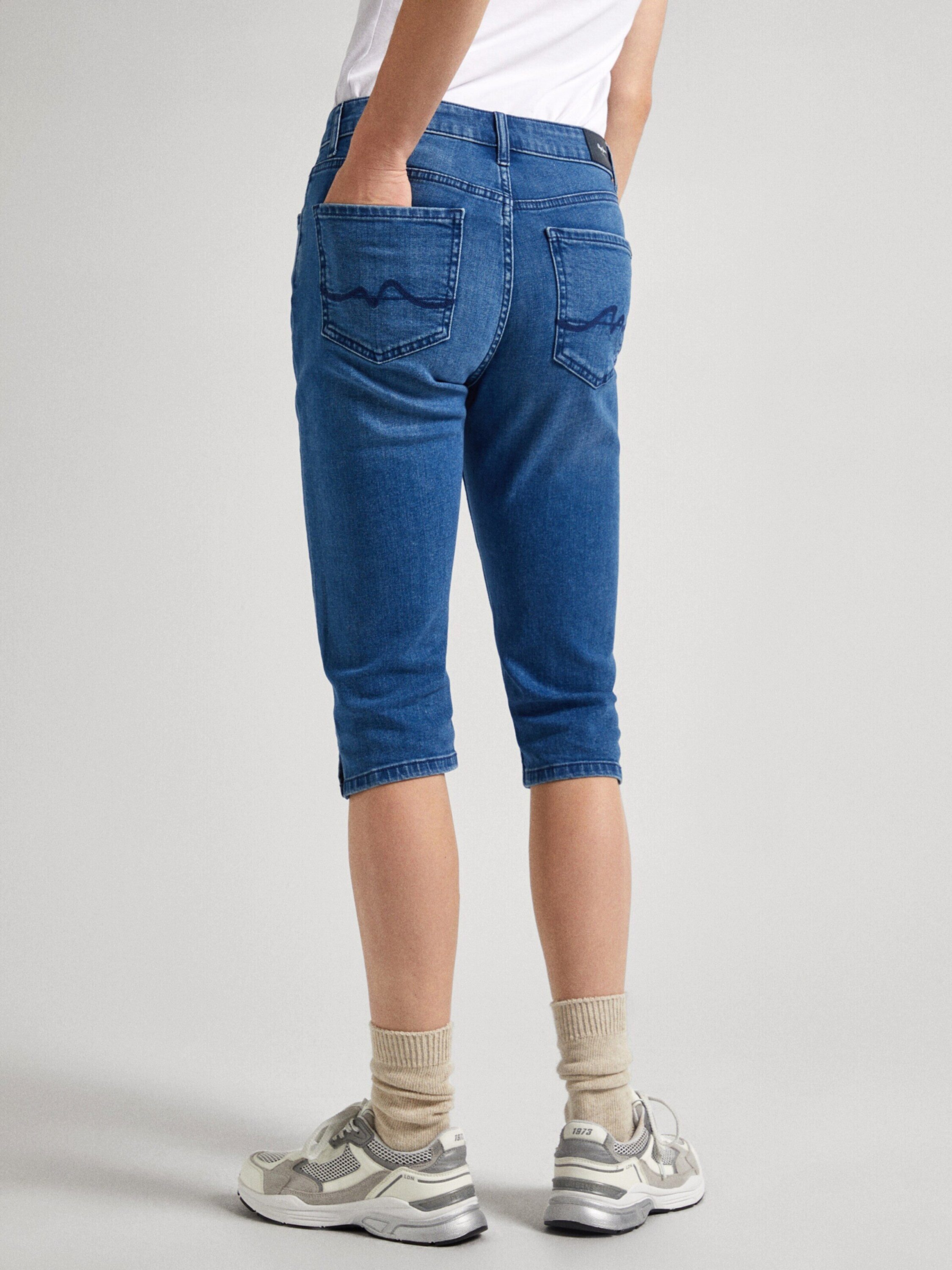 Pepe Jeans 3/4-Jeans (1-tlg) Plain/ohne Details